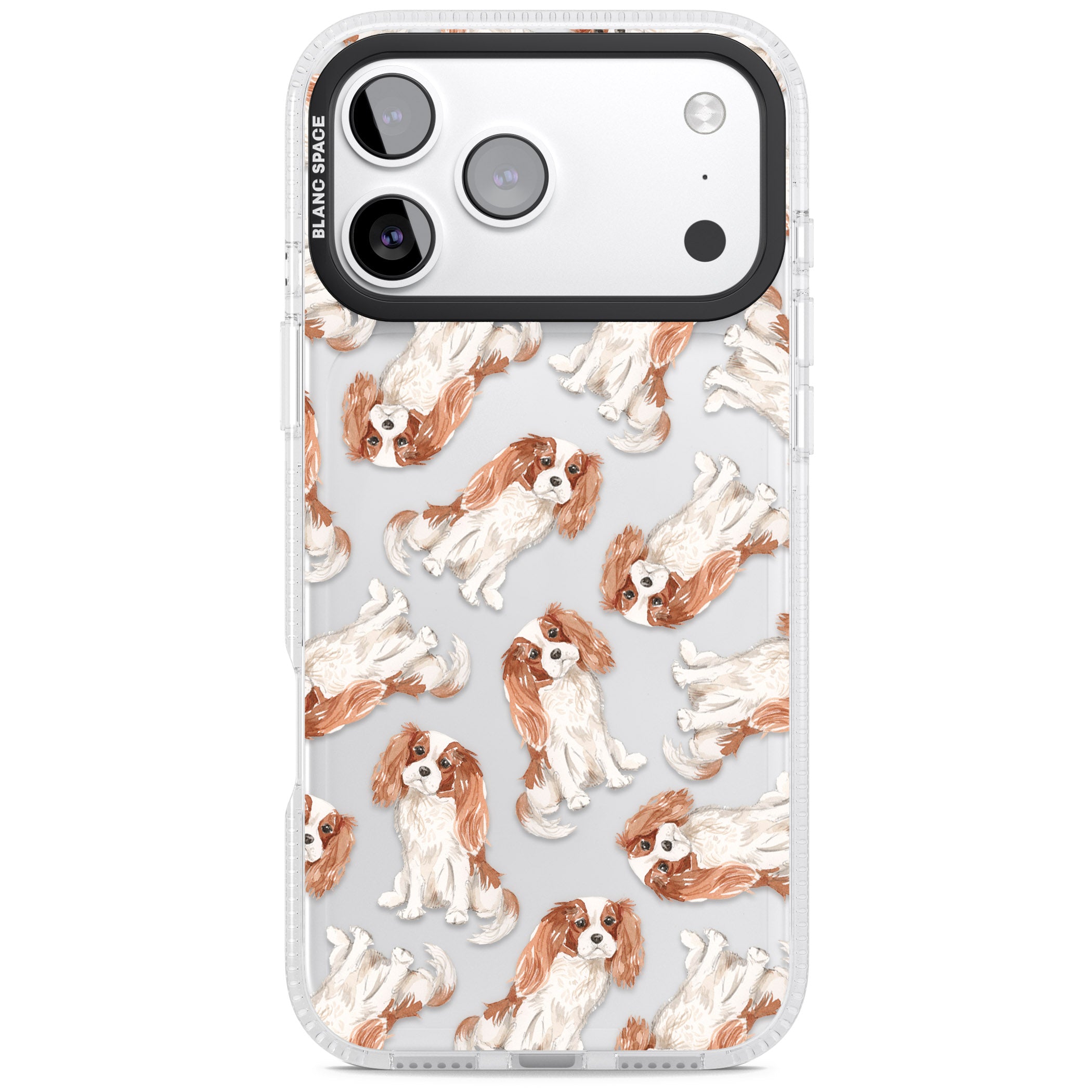 Cavalier King Charles Spaniel iPhone 17 Pro Impact Air Clear Phone Case