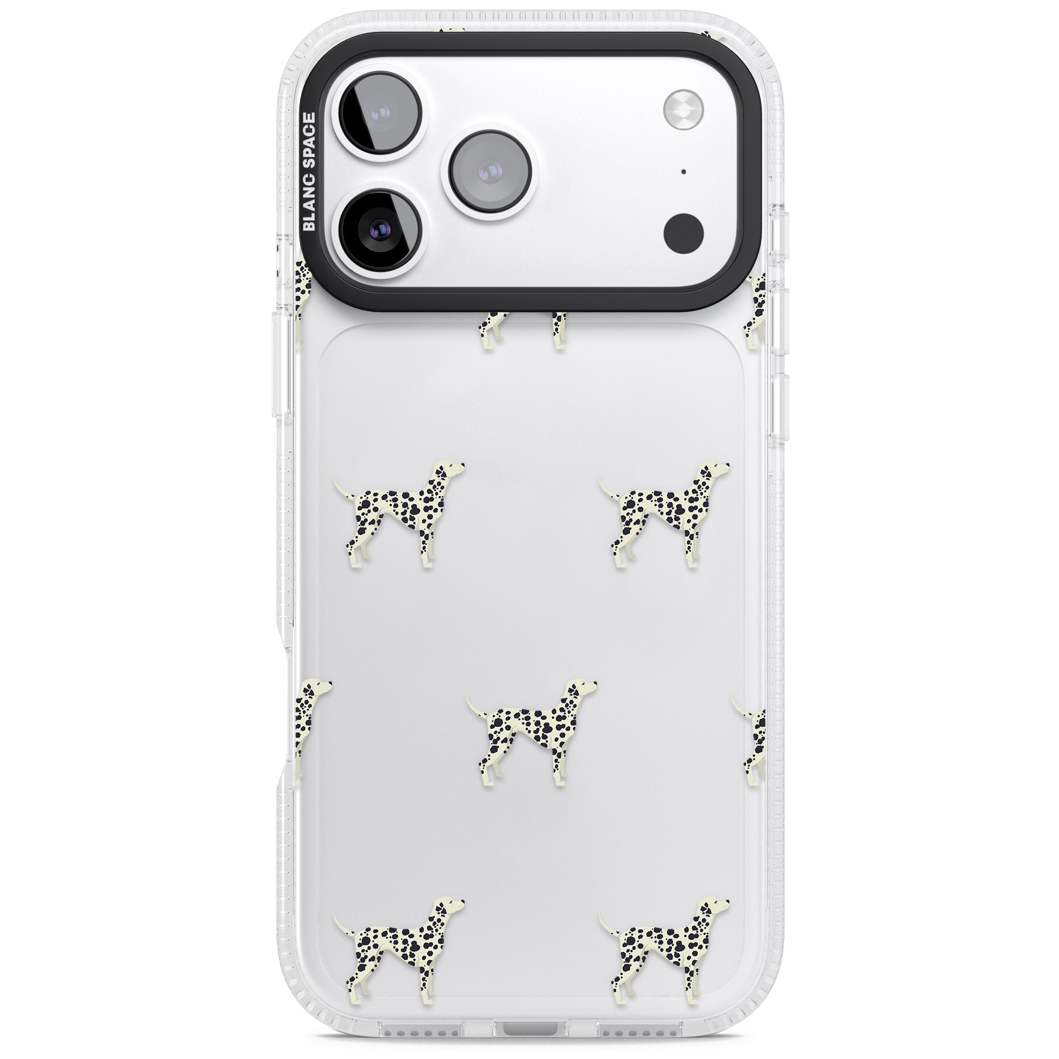Dalmatian Dog Pattern iPhone 17 Pro Impact Air Clear Phone Case