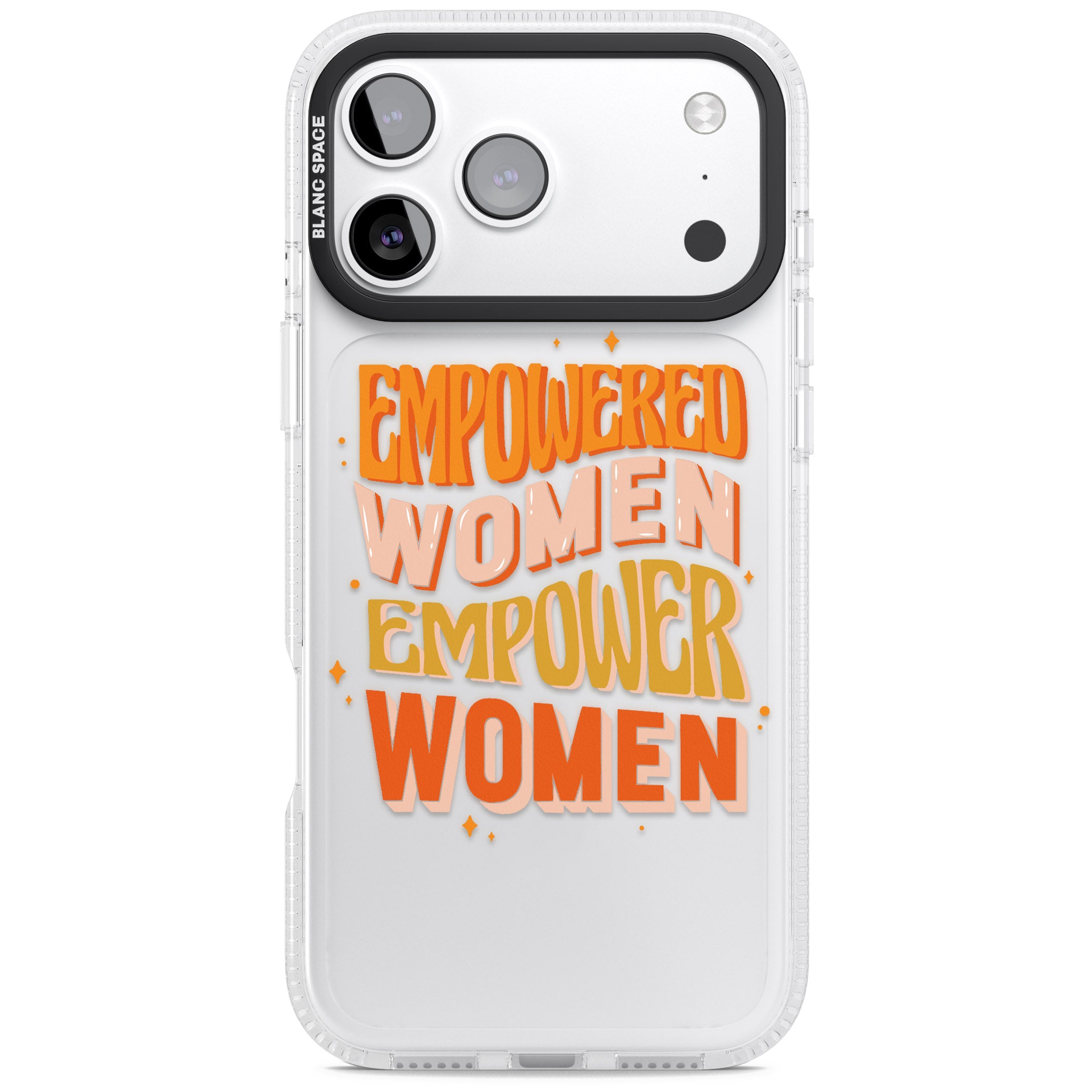 Empowered Women iPhone 17 Pro Impact Air Clear Phone Case