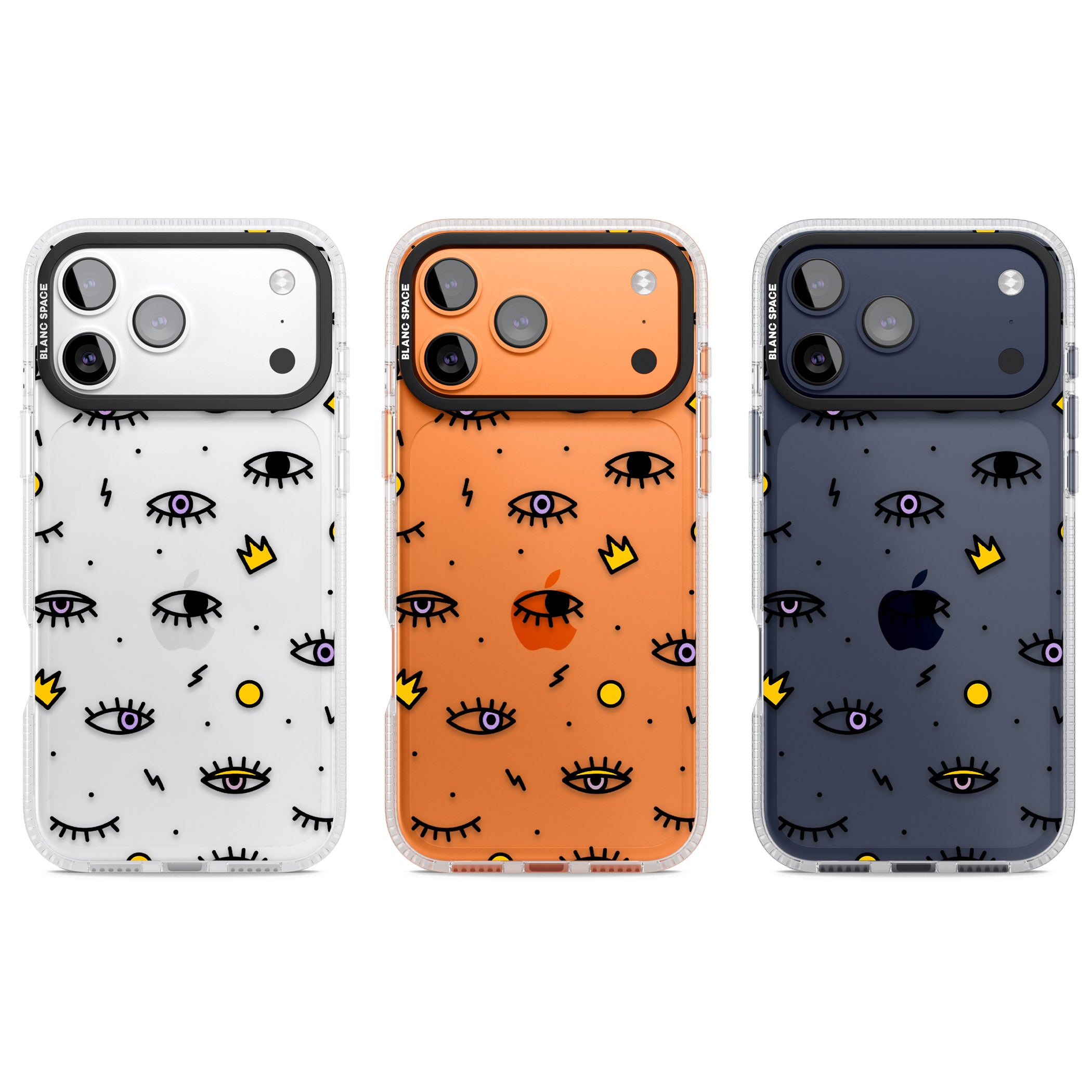 Eyes & Lips Icons iPhone 17 Pro Impact Air Clear Phone Case APT Impact Protection