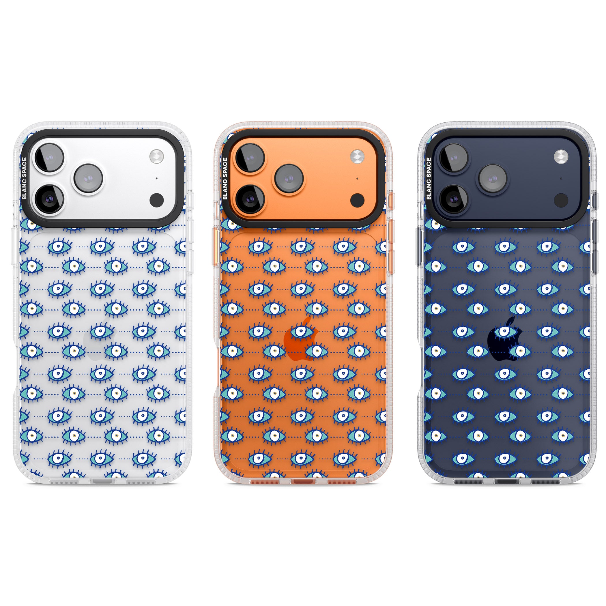 Psychedelic Eyes iPhone 17 Pro Impact Air Clear Phone Case APT Impact Protection