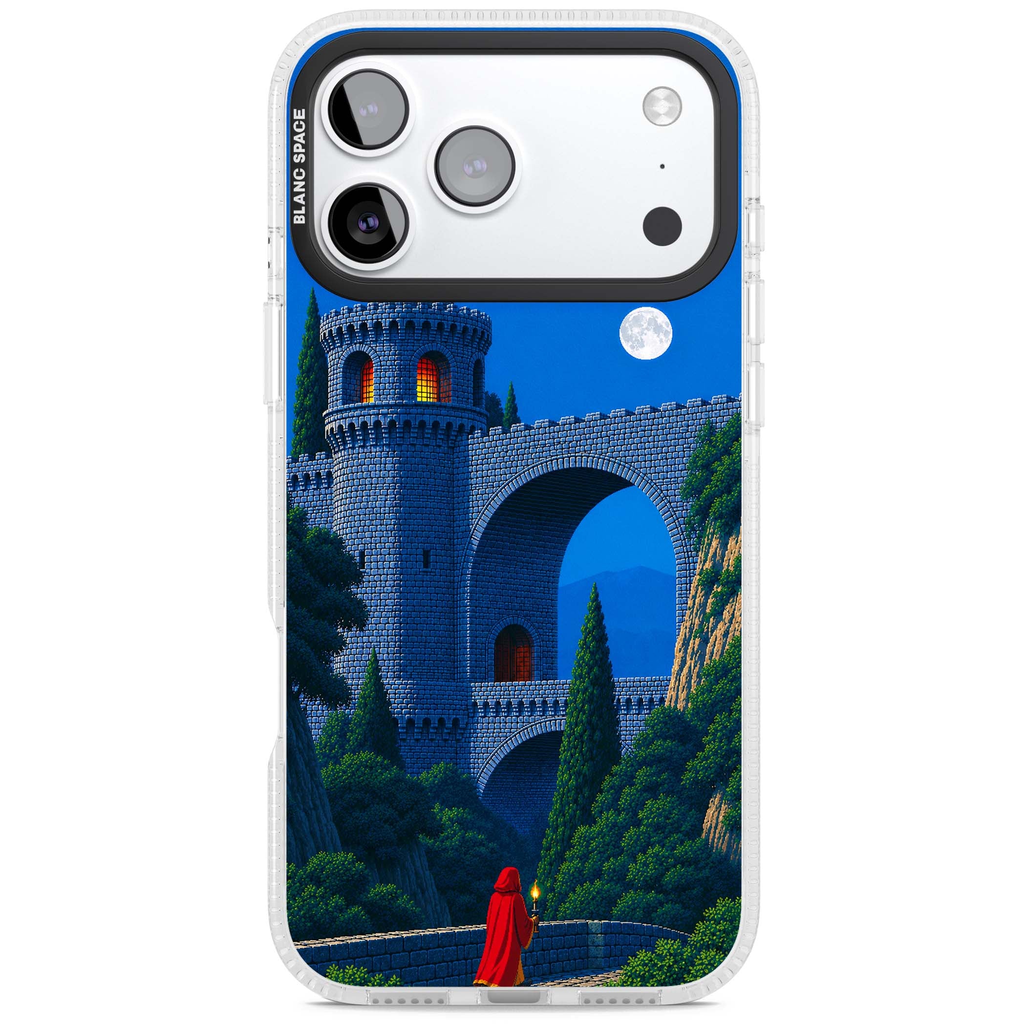 Castle Walls art iPhone case | Clear Case Impact Air case for iPhone 17 Pro, iPhone 17 Pro Max