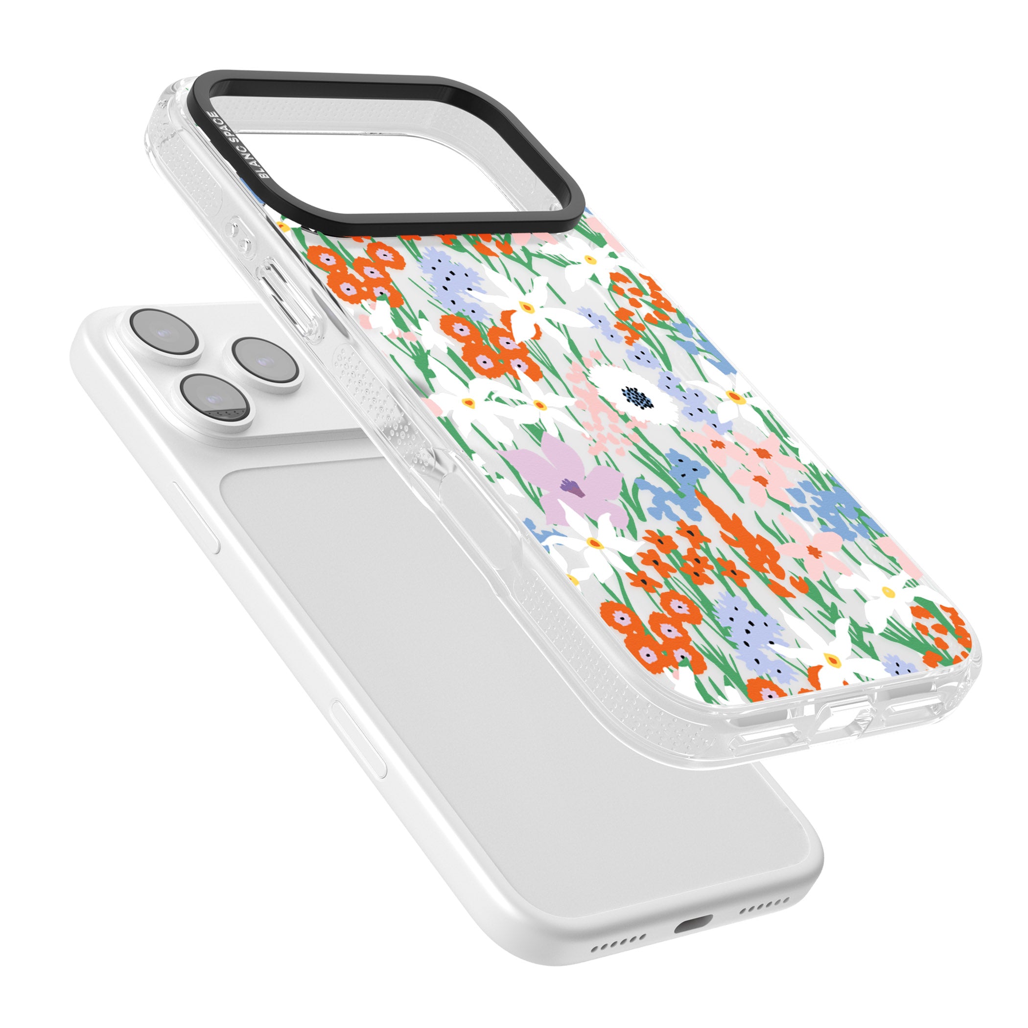 Floral Bouquet: Vibrant Blooms iPhone 17 Pro Impact Air Clear Phone Case Colours