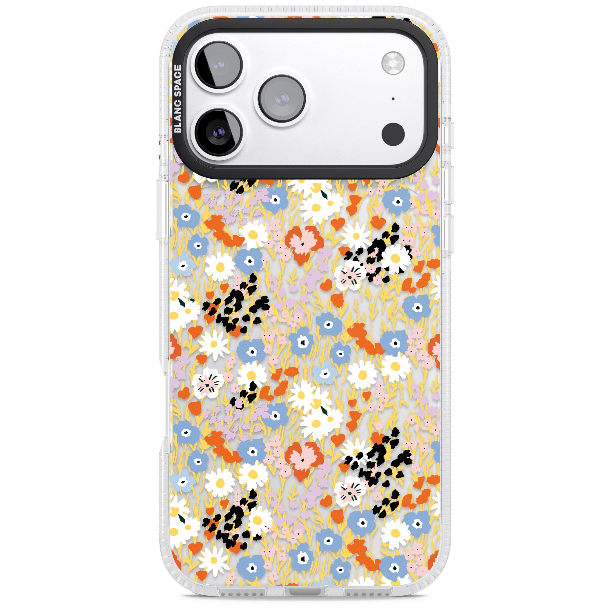 Floral Delight: Vibrant Blooms iPhone 17 Pro Impact Air Clear Phone Case
