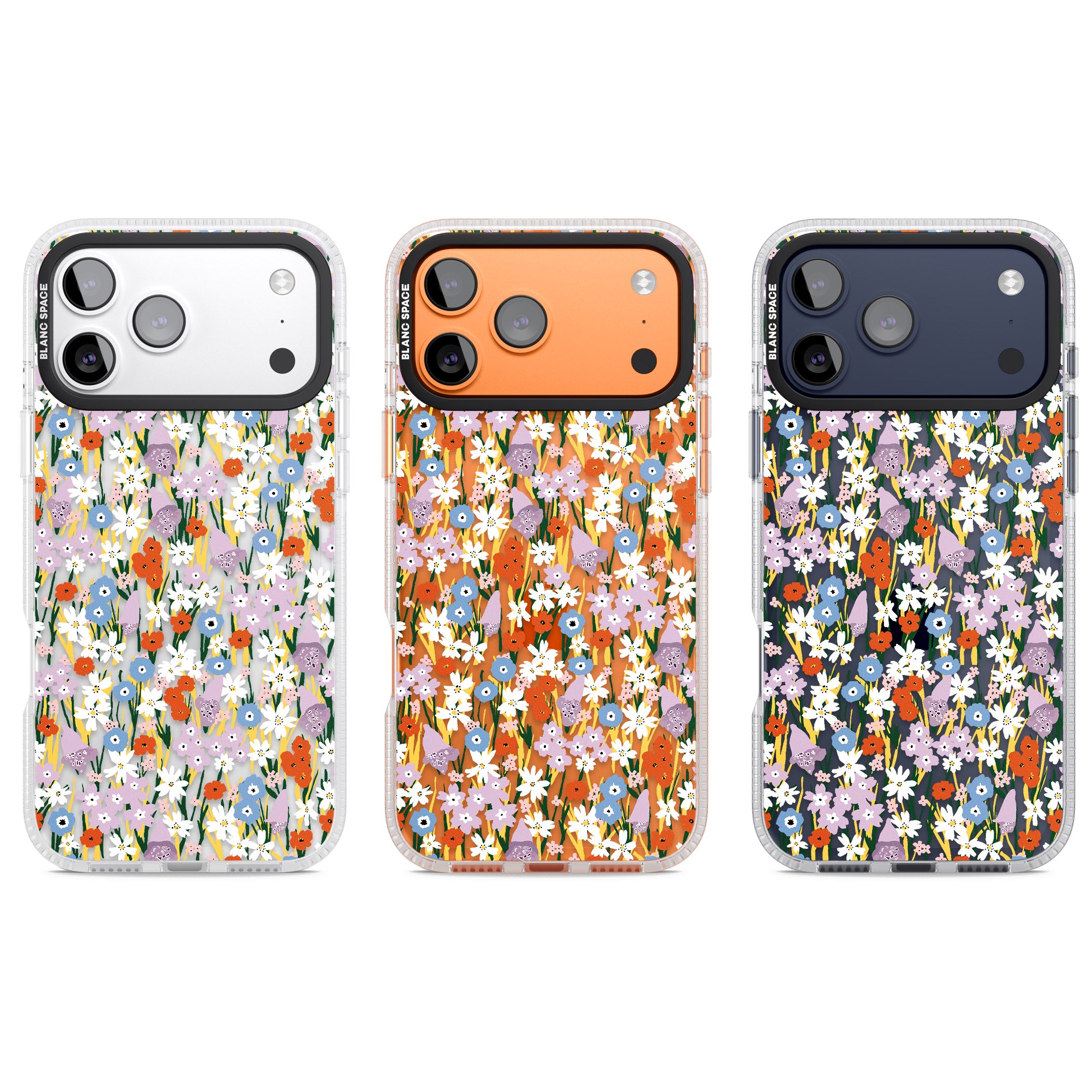 Vibrant Floral Garden iPhone 17 Pro Impact Air Clear Phone Case APT Impact Protection