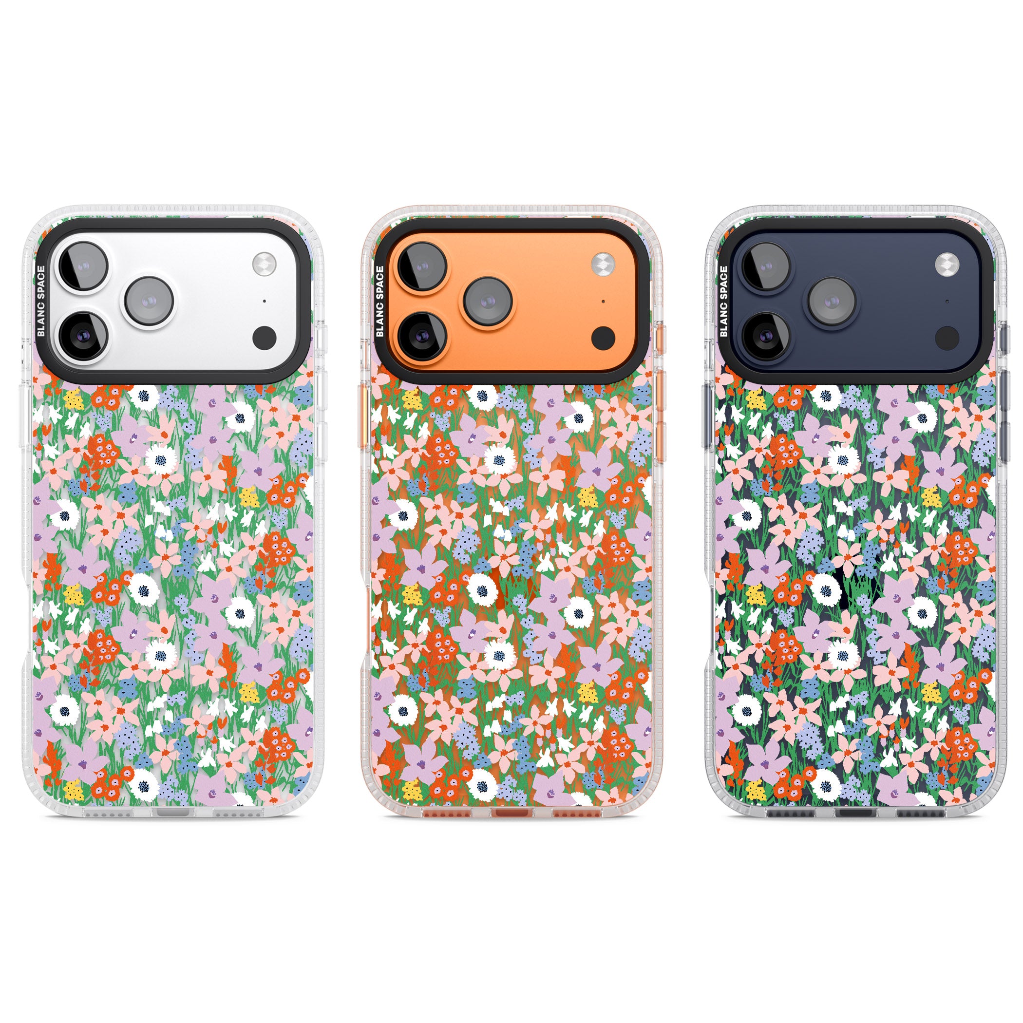 Floral Bloom Jazzy iPhone 17 Pro Impact Air Clear Phone Case APT Impact Protection