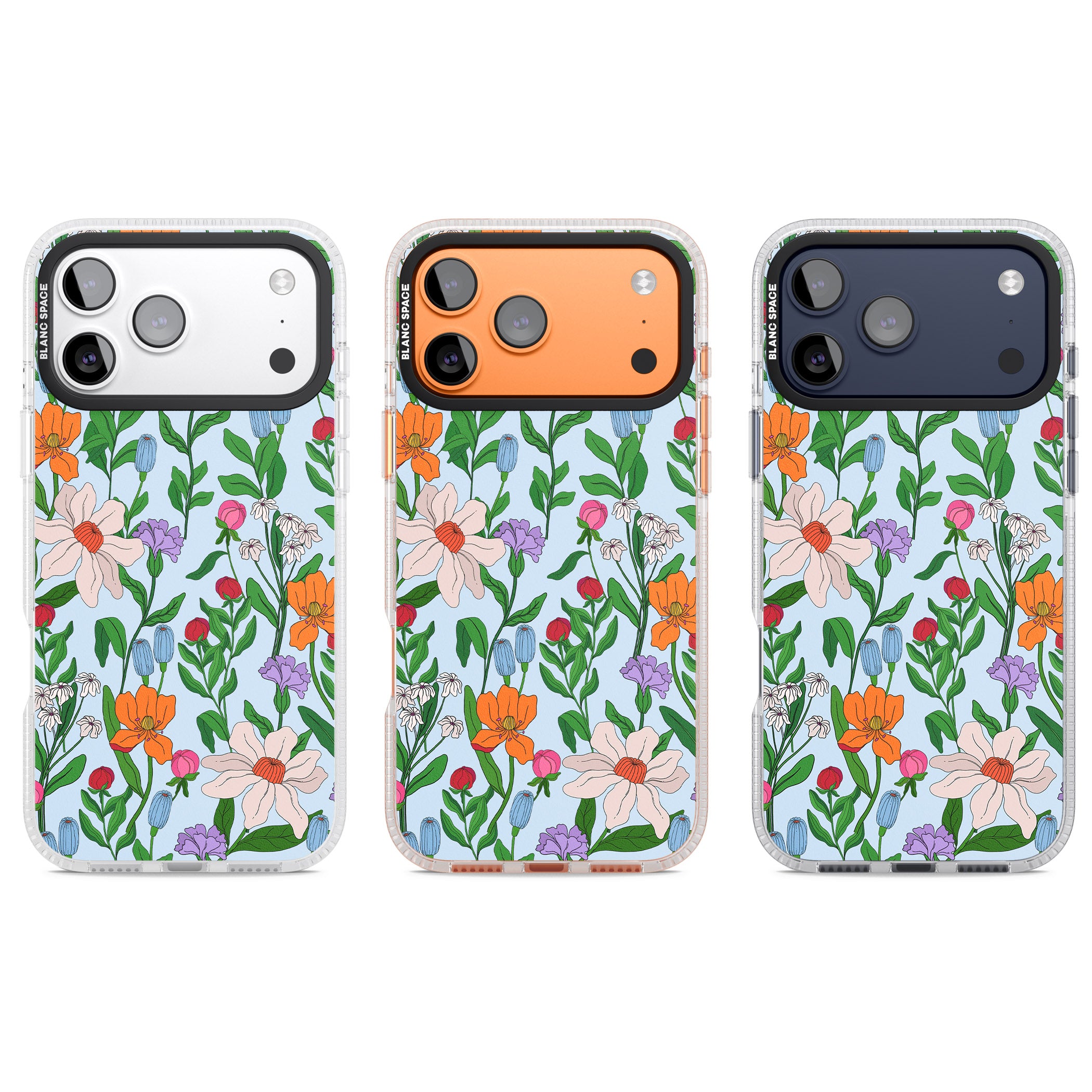 Full Bloom Background iPhone 17 Pro Impact Air Clear Phone Case APT Impact Protection