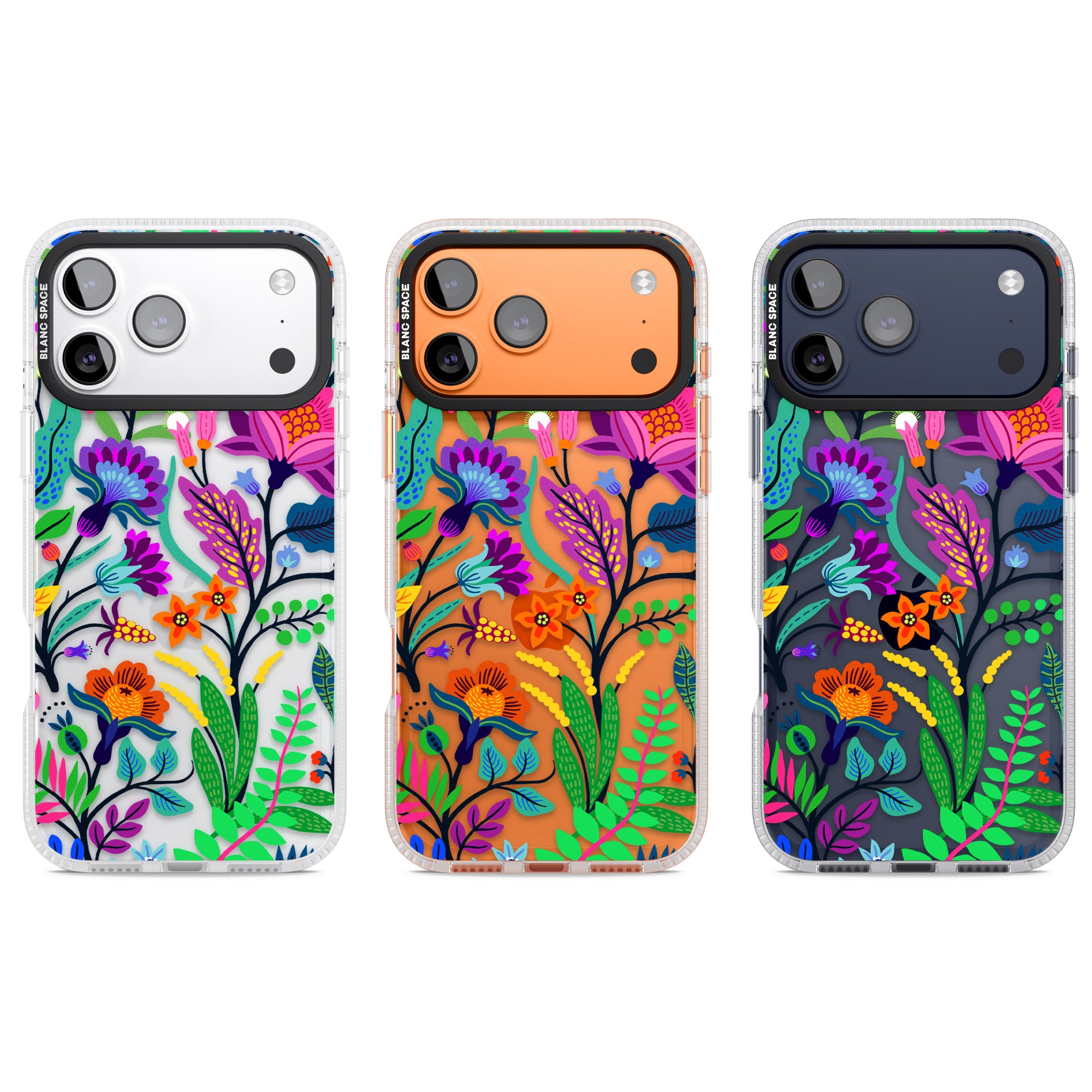 Floral Vibe iPhone 17 Pro Impact Air Clear Phone Case APT Impact Protection