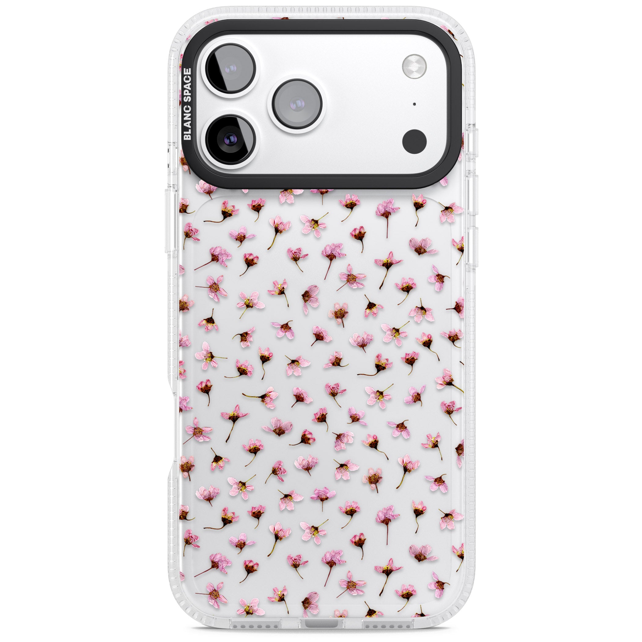 Pink Blossom iPhone 17 Pro Impact Air Clear Phone Case