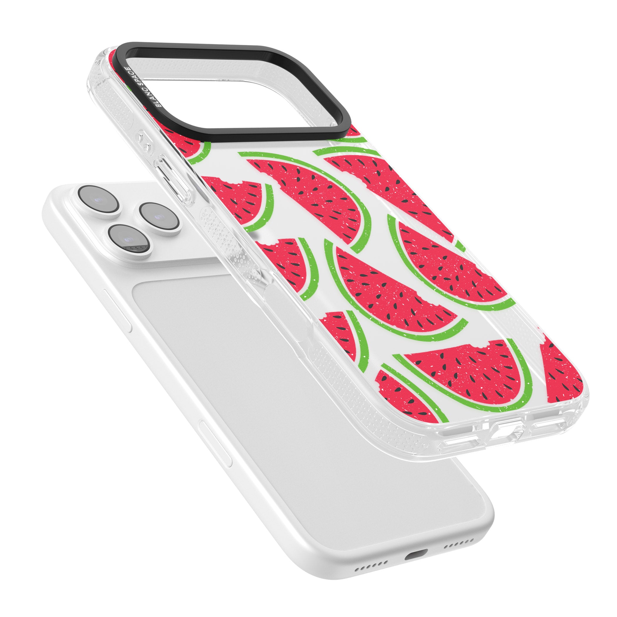 Watermelon Pattern iPhone 17 Pro Impact Air Clear Phone Case Colours