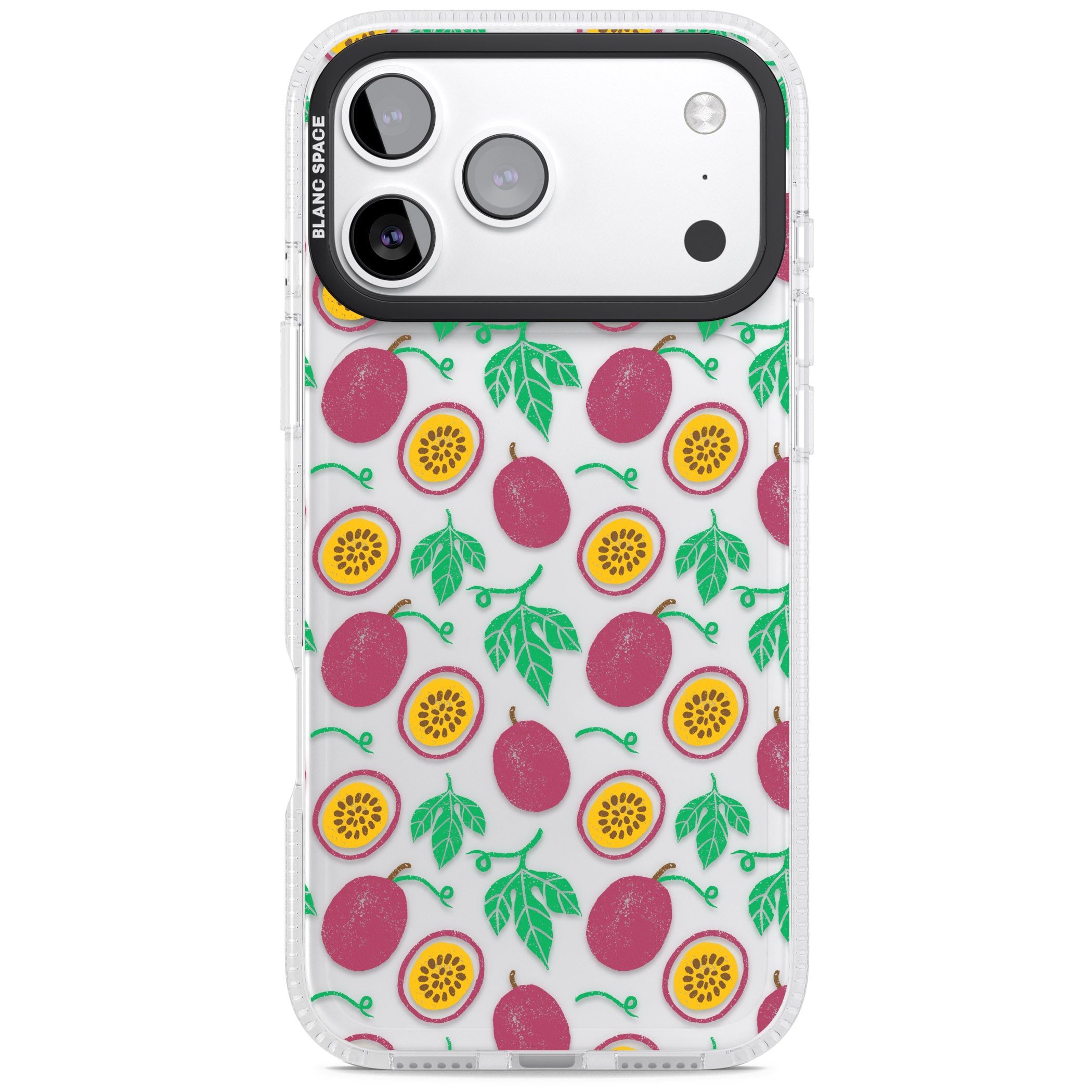 Passion Fruit Paradise iPhone 17 Pro Impact Air Clear Phone Case