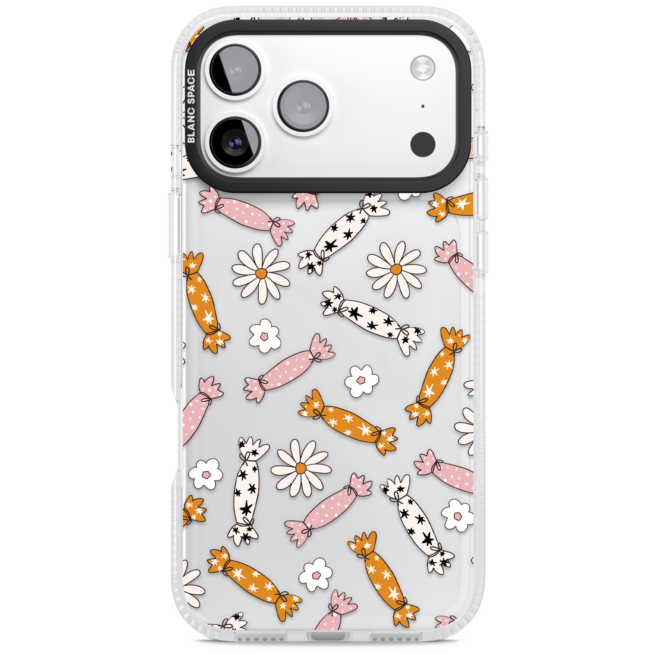 Floral Candy iPhone 17 Pro Impact Air Clear Phone Case