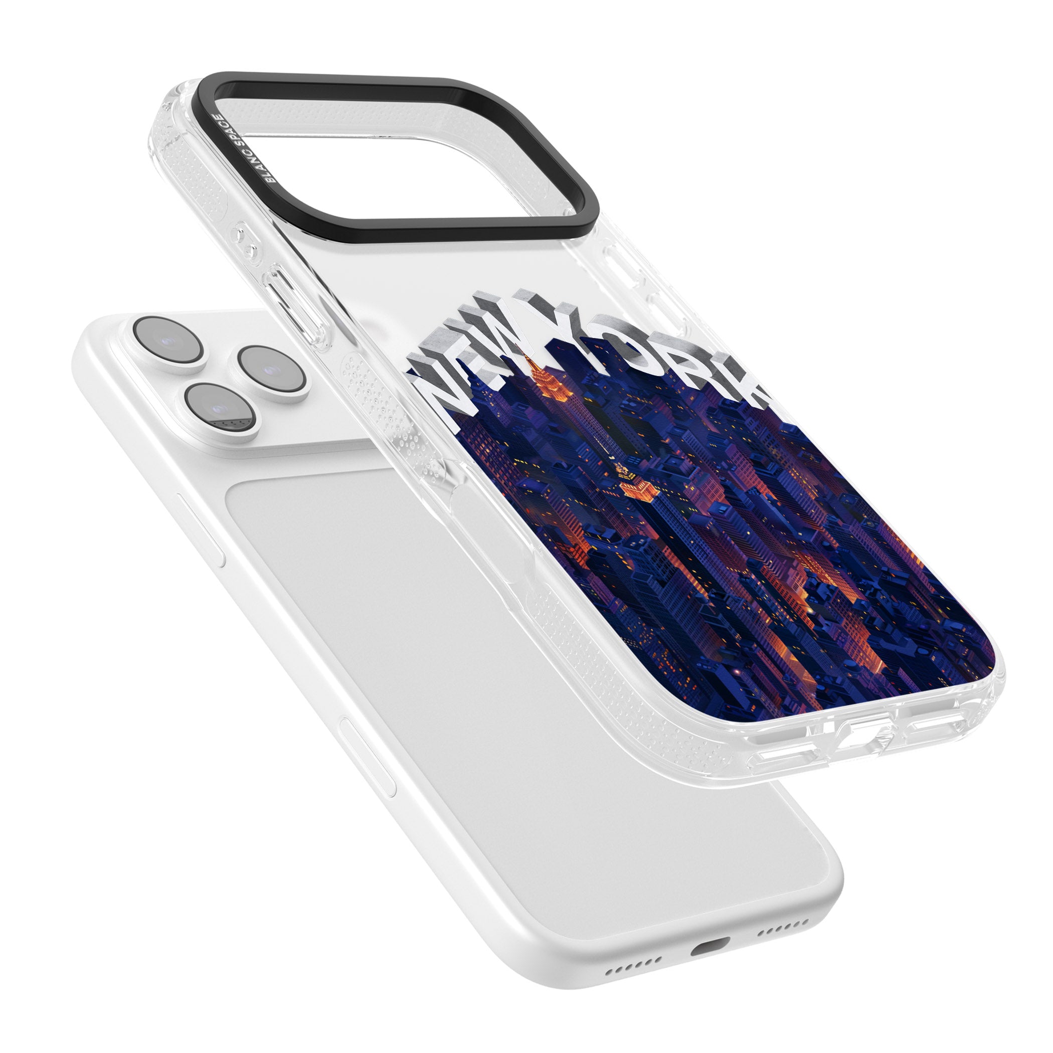 New York City iPhone 17 Pro Impact Air Clear Phone Case Colours