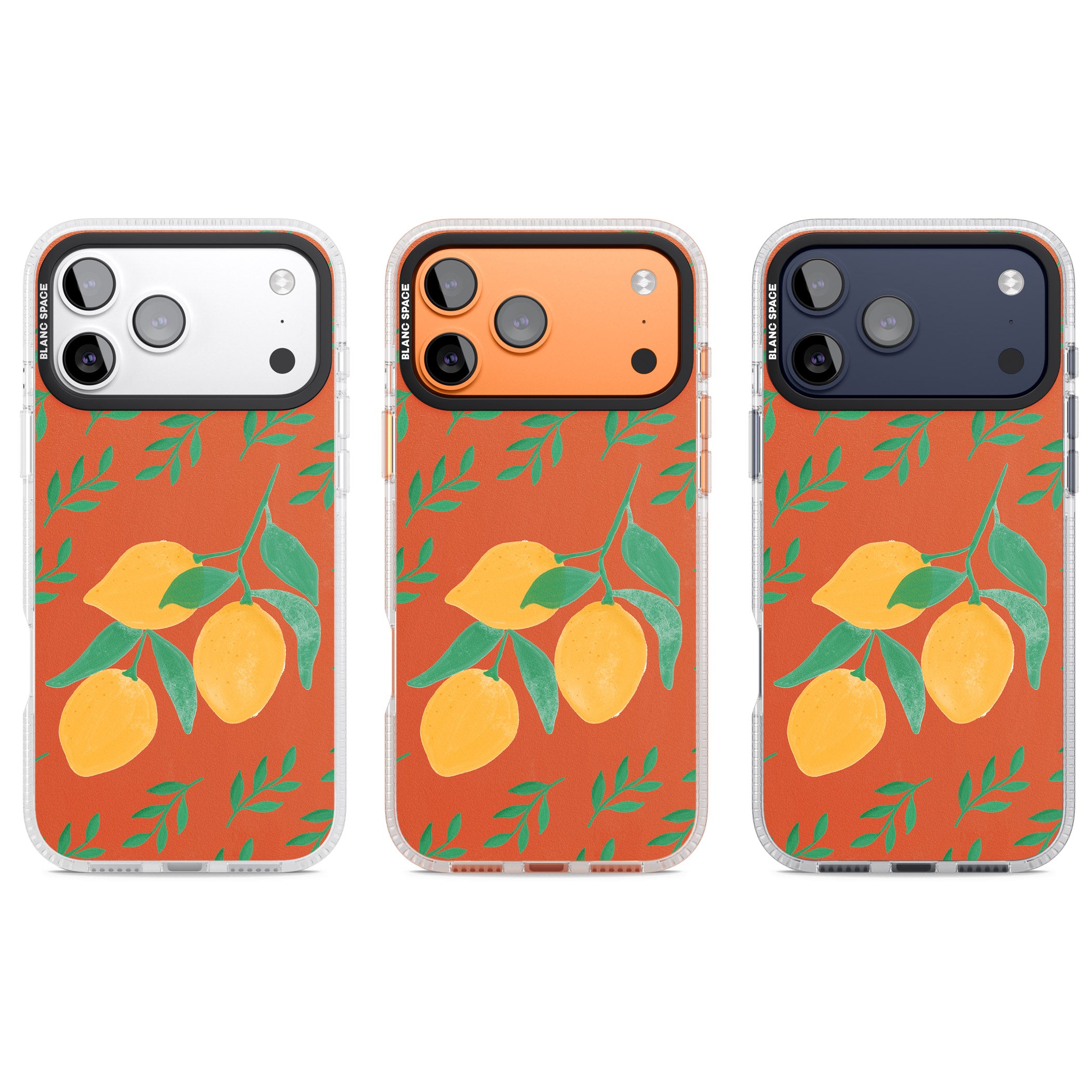 Tuscan Lemons iPhone 17 Pro Impact Air Clear Phone Case APT Impact Protection
