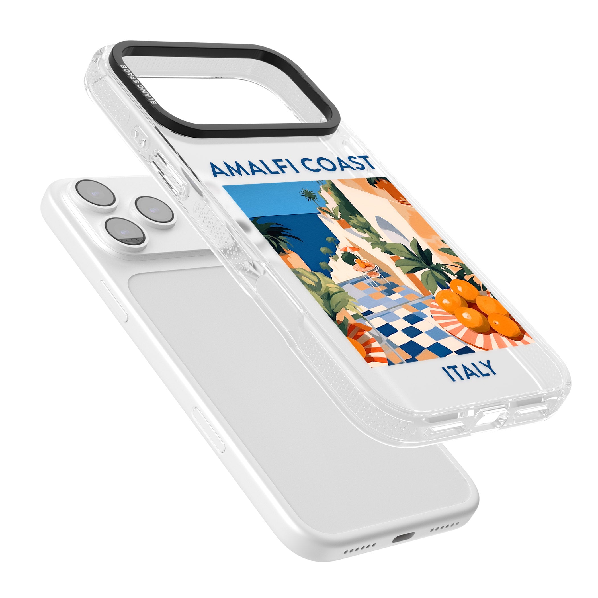 Amalfi Coast iPhone 17 Pro Impact Air Clear Phone Case Colours
