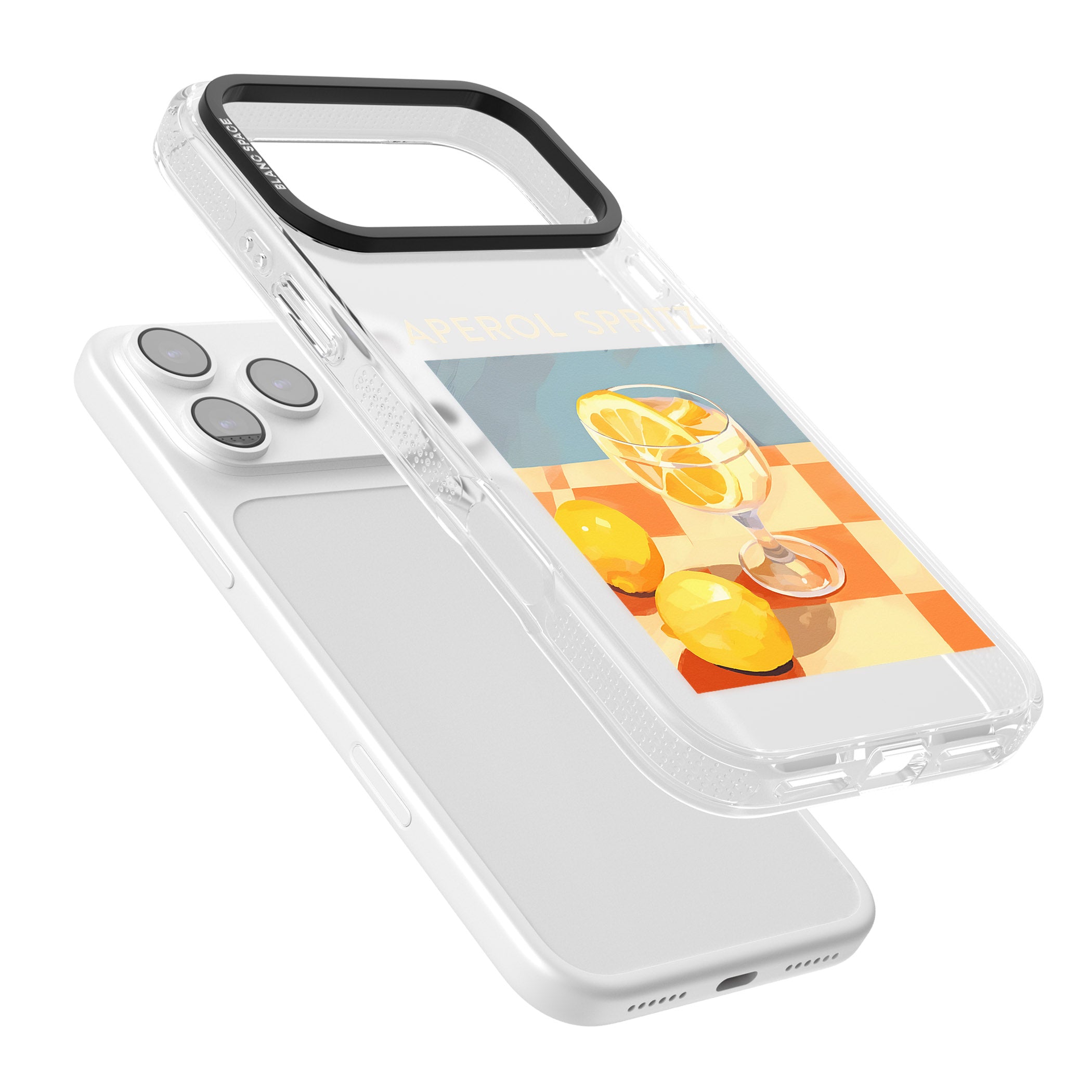 Lemon Spritz iPhone 17 Pro Impact Air Clear Phone Case Colours