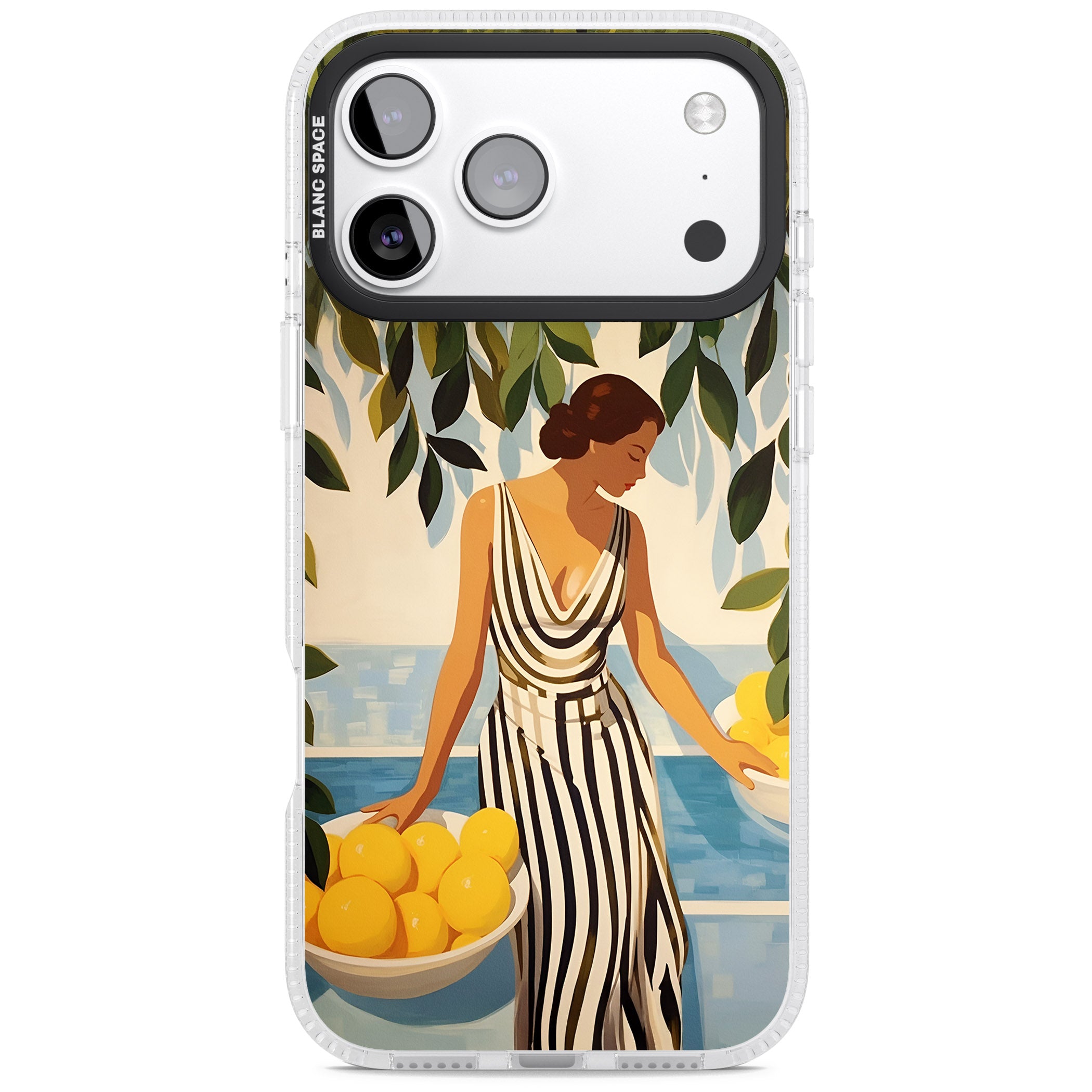 Lemon Picking iPhone 17 Pro Impact Air Clear Phone Case