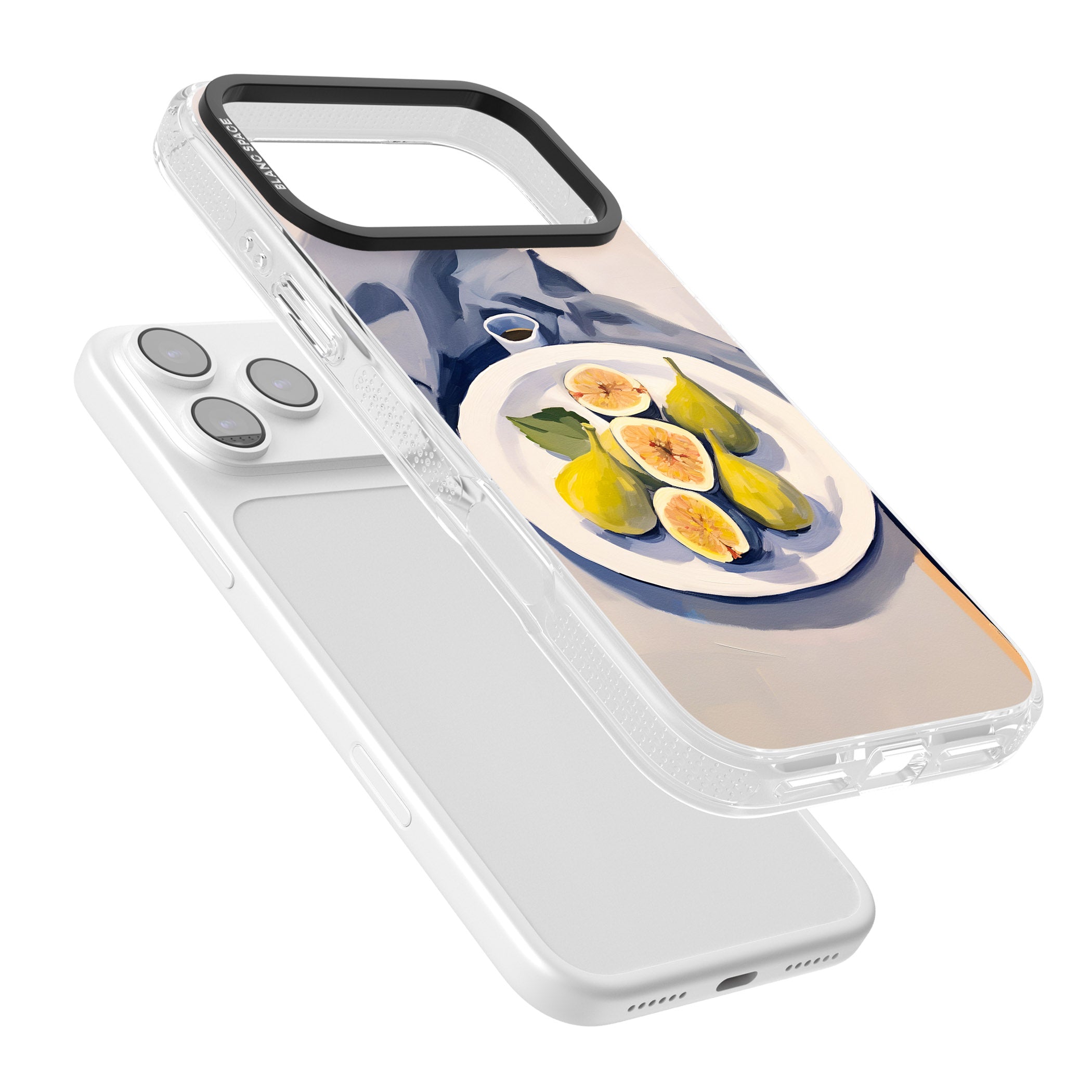 Plate of Pears iPhone 17 Pro Impact Air Clear Phone Case Colours