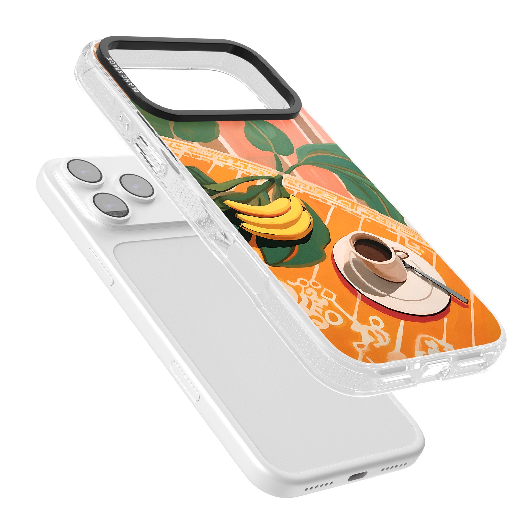 Mediterranean Breakfast iPhone 17 Pro Impact Air Clear Phone Case Colours