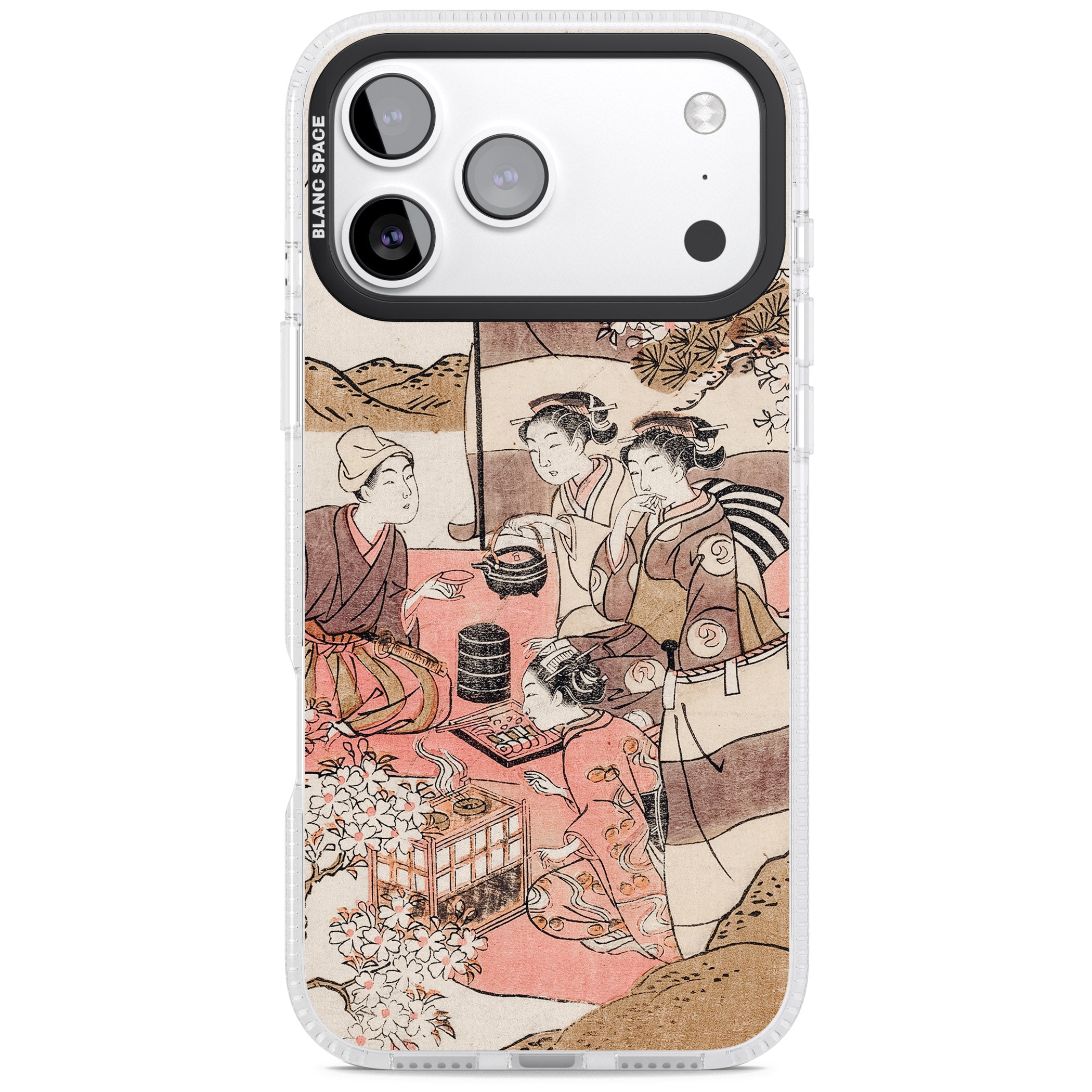 Japanese Afternoon Tea iPhone 17 Pro Impact Air Clear Phone Case