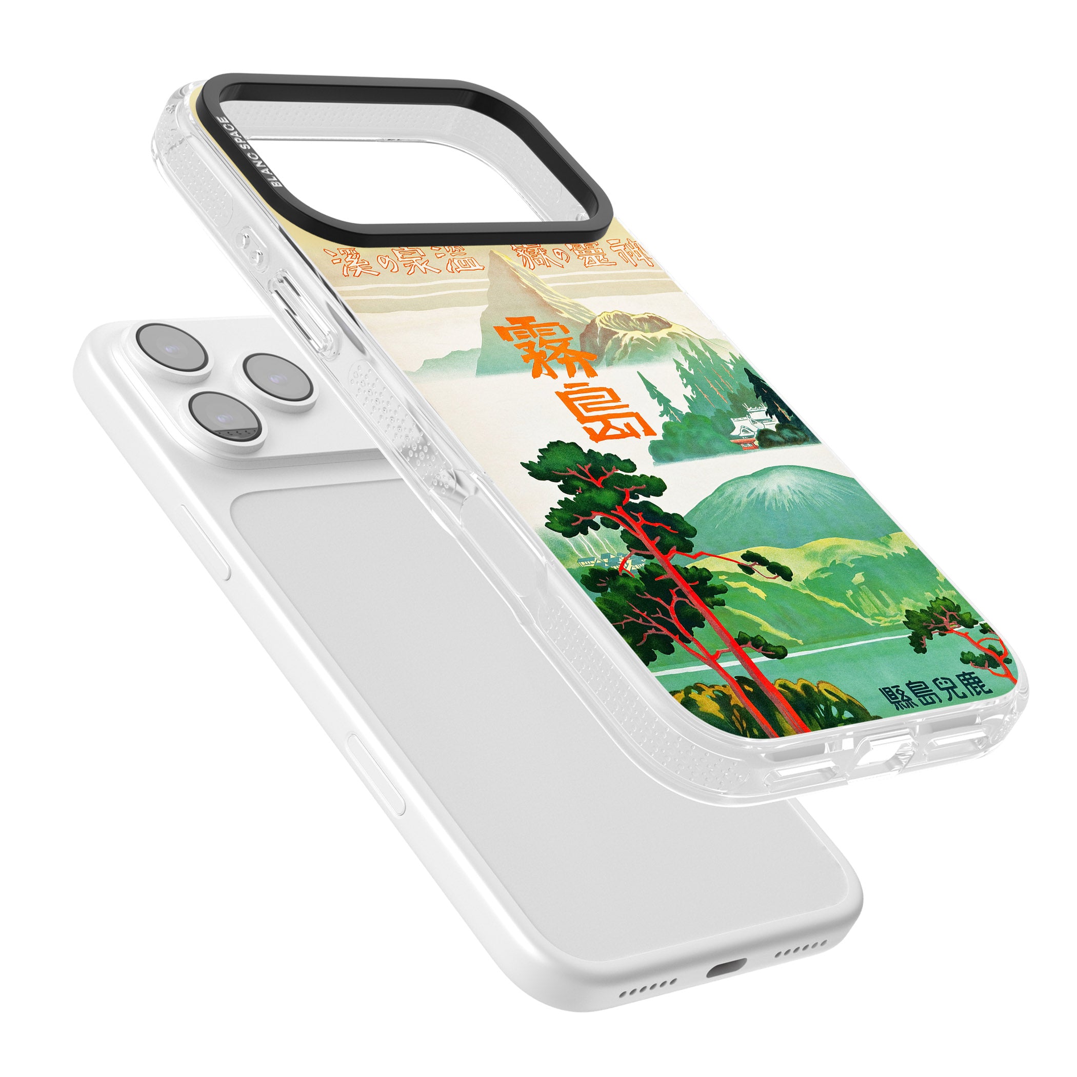 Japan Travel Poster (1930S) iPhone 17 Pro Impact Air Clear Phone Case Colours