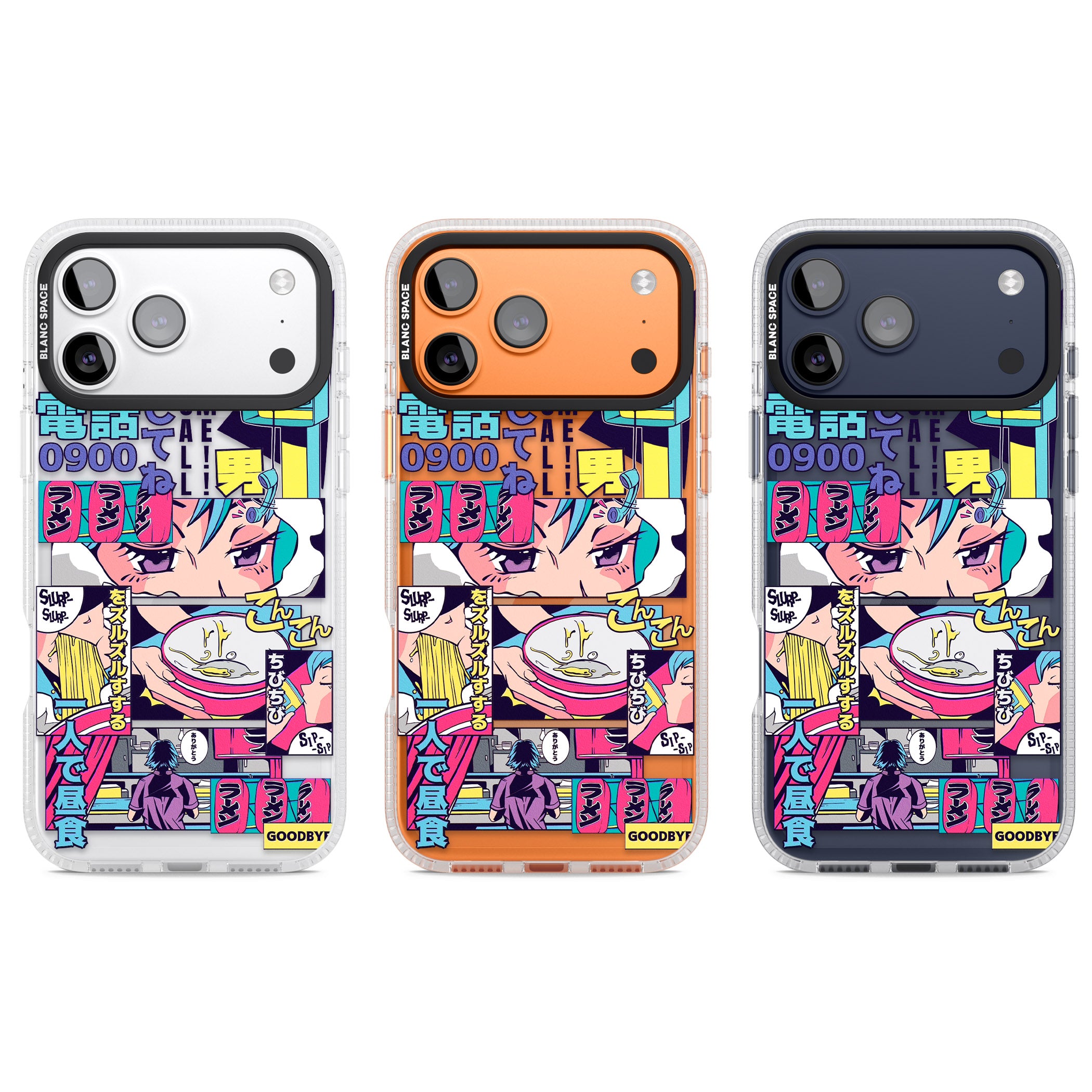Vibrant Anime Comic iPhone 17 Pro Impact Air Clear Phone Case APT Impact Protection