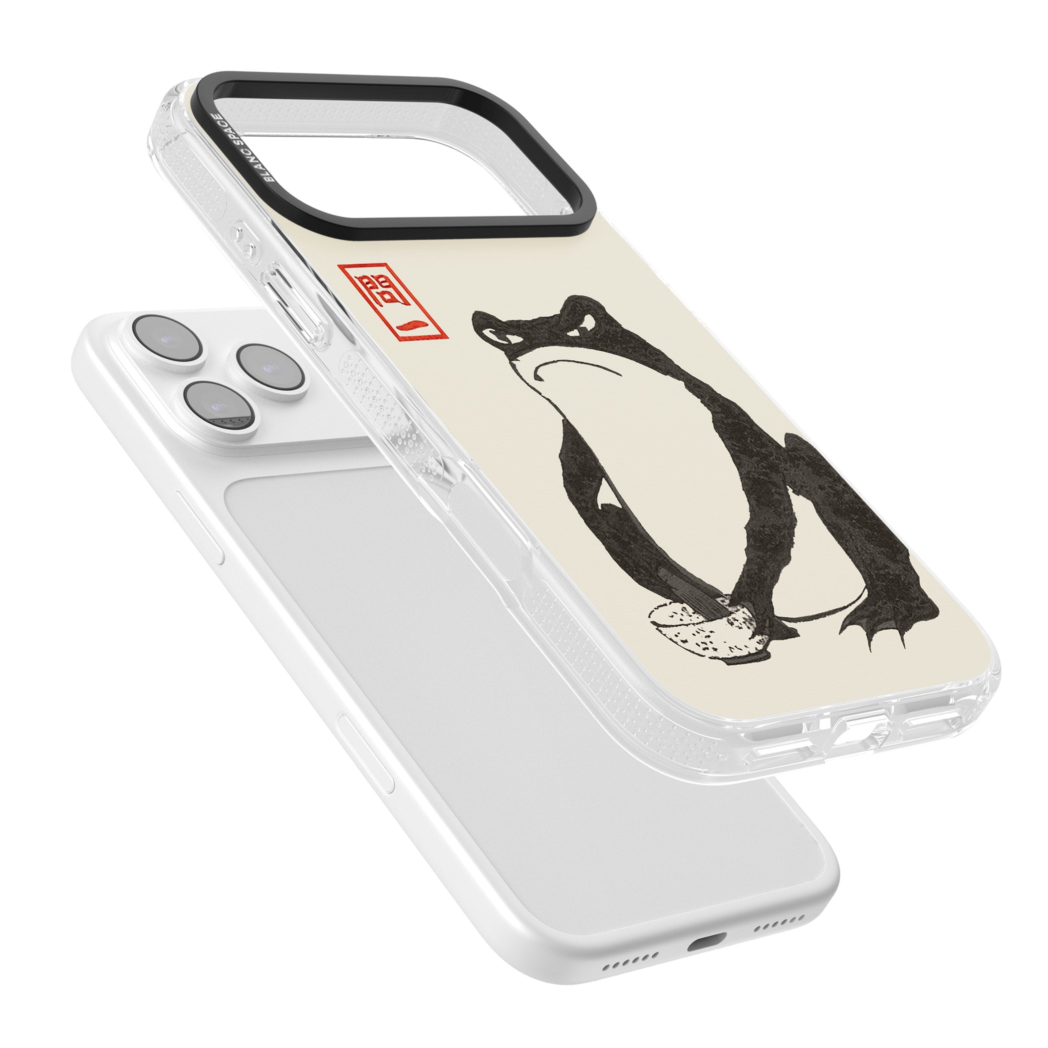 Matsumoto Hoji Grumpy Toad iPhone 17 Pro Impact Air Clear Phone Case Colours