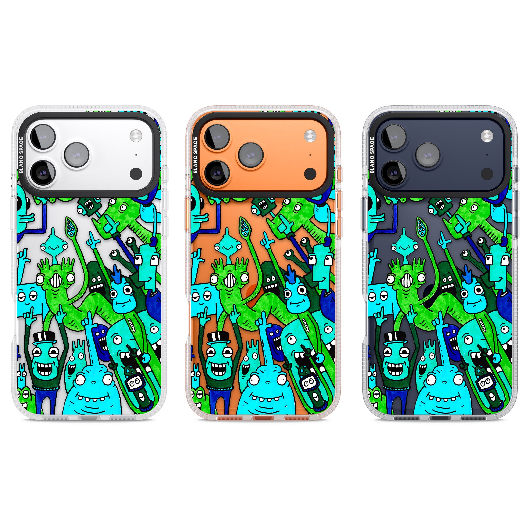 Don'T Point iPhone 17 Pro Impact Air Clear Phone Case APT Impact Protection