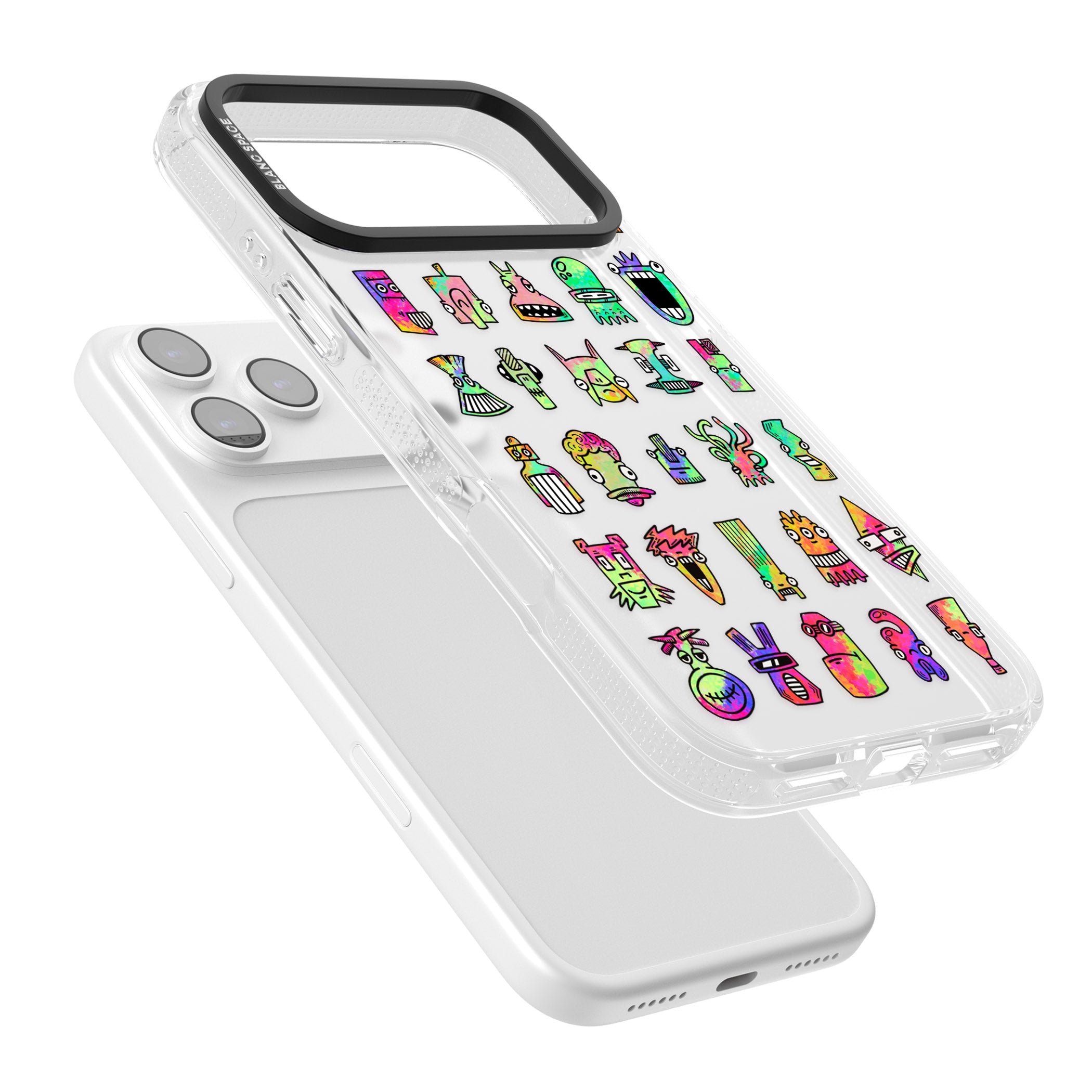 Splashy Friends iPhone 17 Pro Impact Air Clear Phone Case Colours