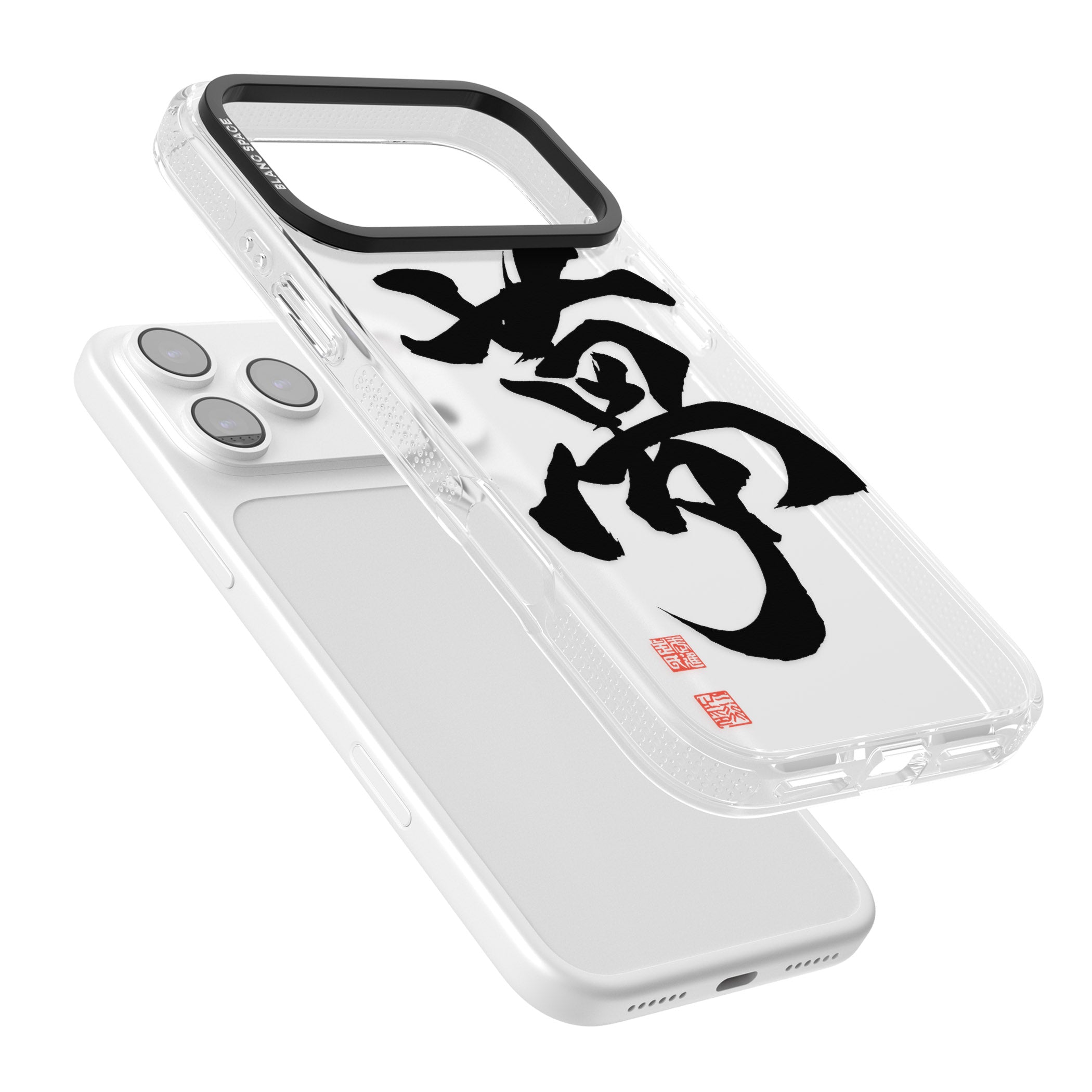 Japanese Kanji Dream iPhone 17 Pro Impact Air Clear Phone Case Colours