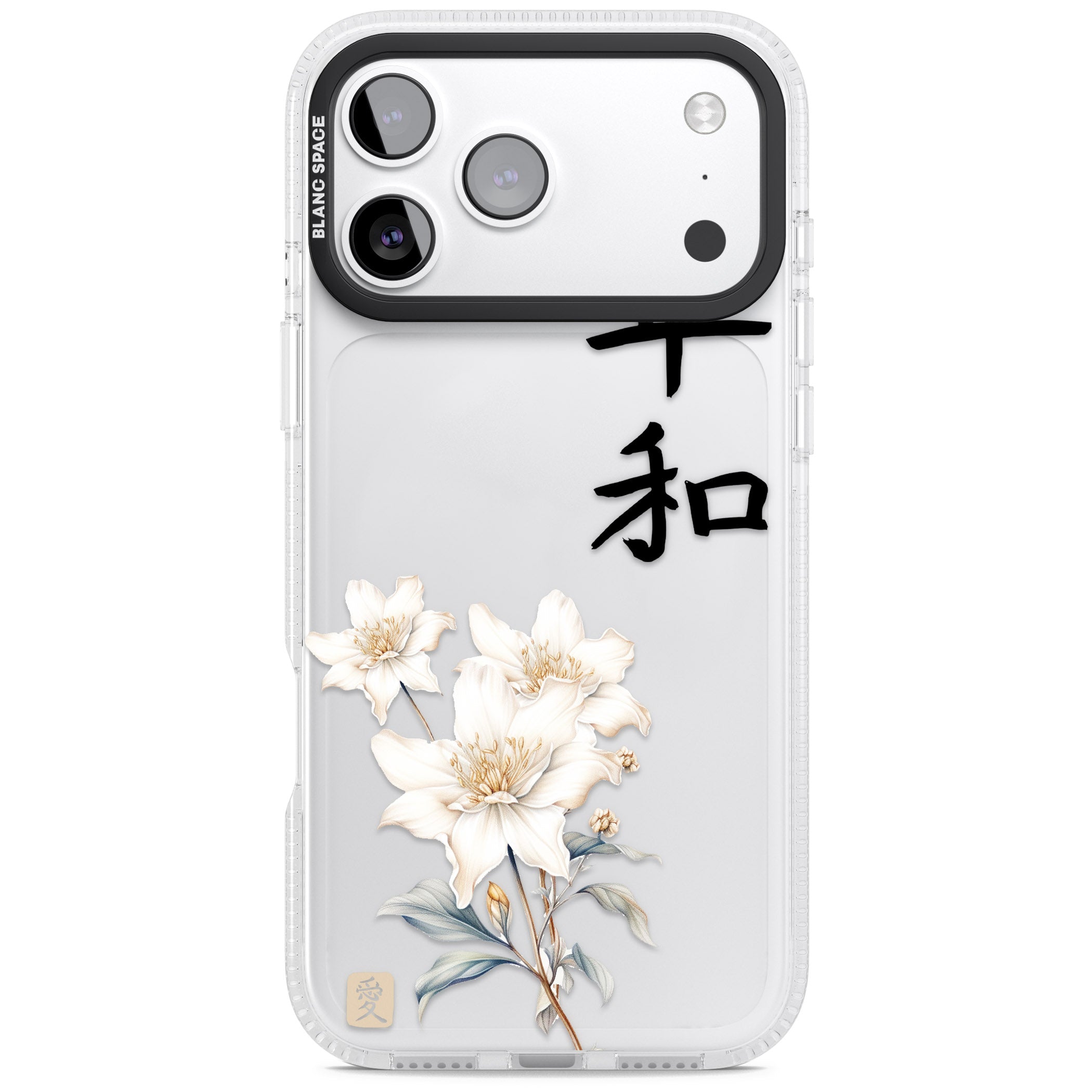 Peace And Flowers iPhone 17 Pro Impact Air Clear Phone Case