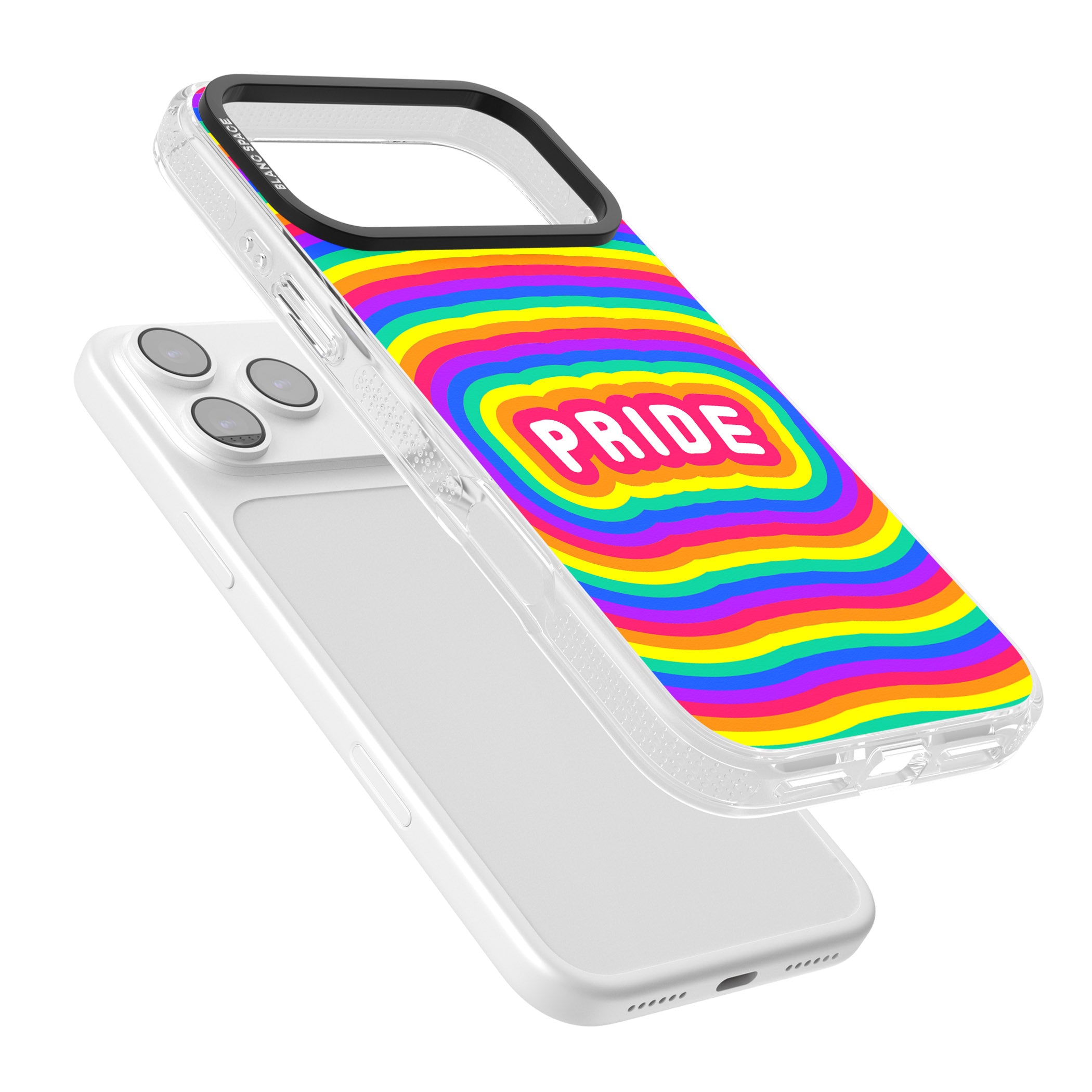 Pride iPhone 17 Pro Impact Air Clear Phone Case Colours