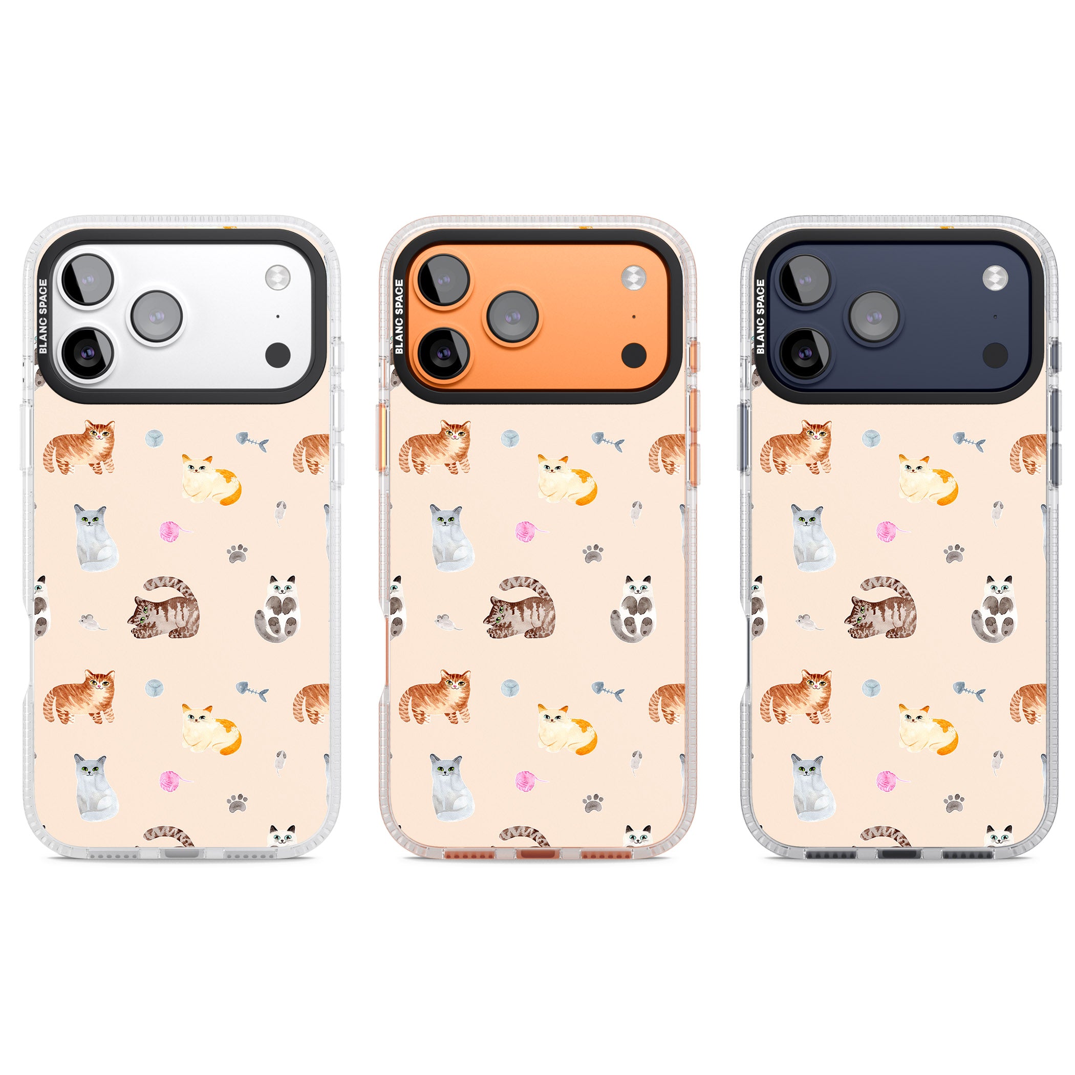Cat Playground iPhone 17 Pro Impact Air Clear Phone Case APT Impact Protection