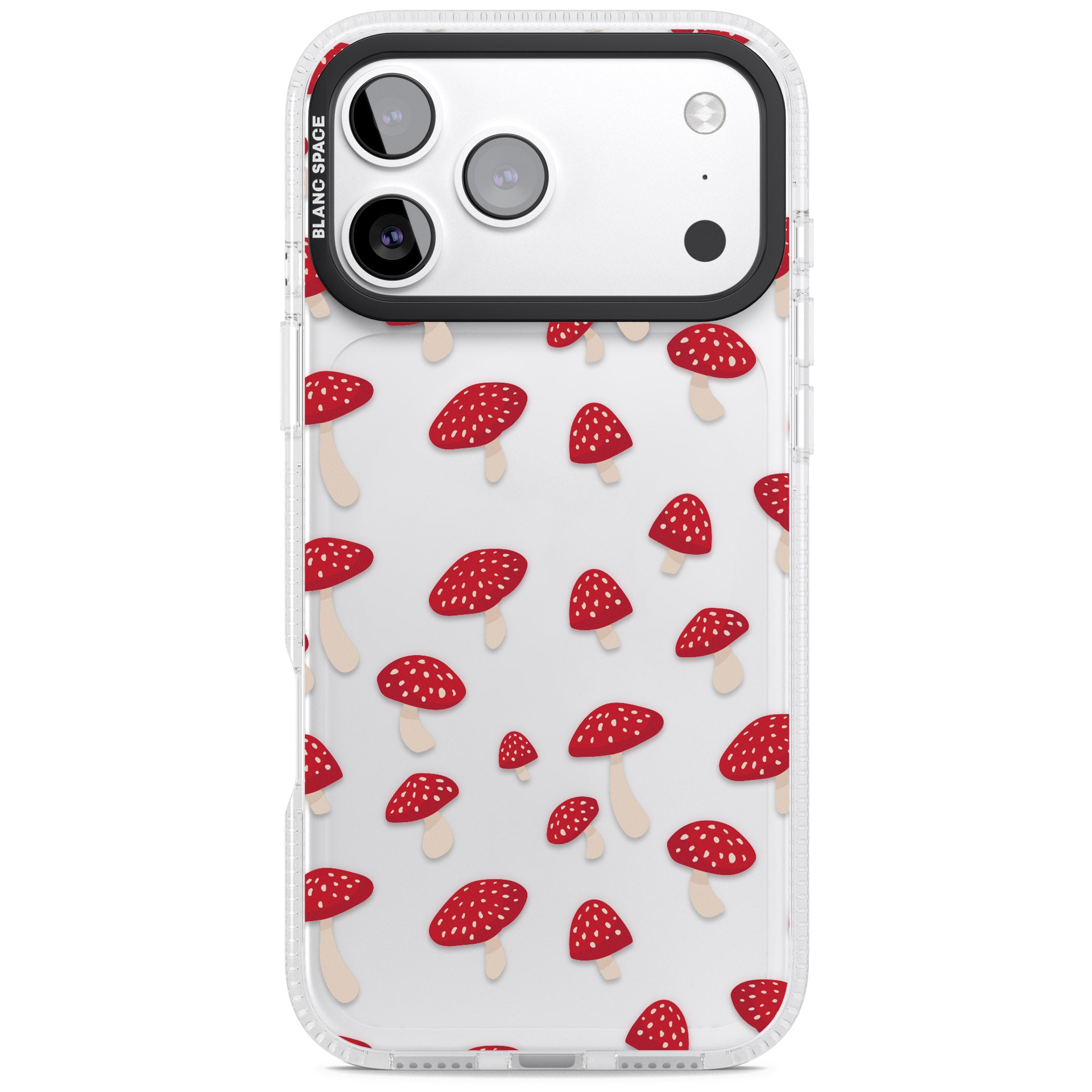 Magical Mushroom Pattern iPhone 17 Pro Impact Air Clear Phone Case