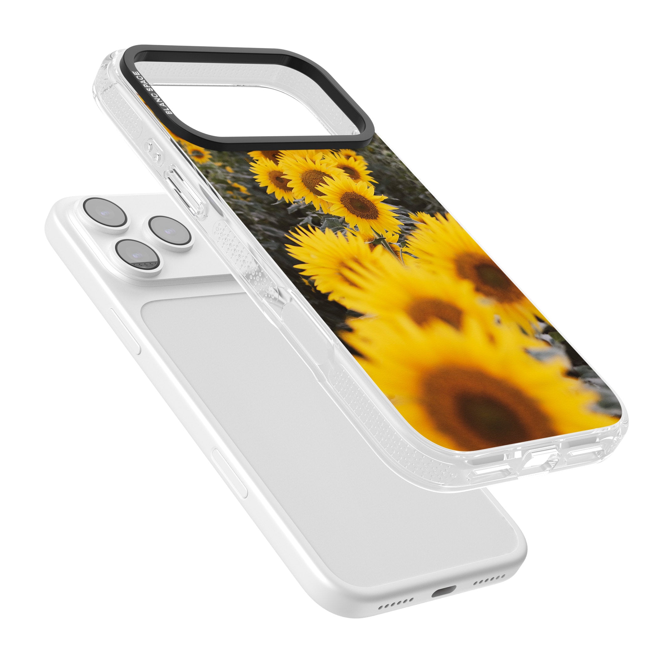 Sunflower Field iPhone 17 Pro Impact Air Clear Phone Case Colours