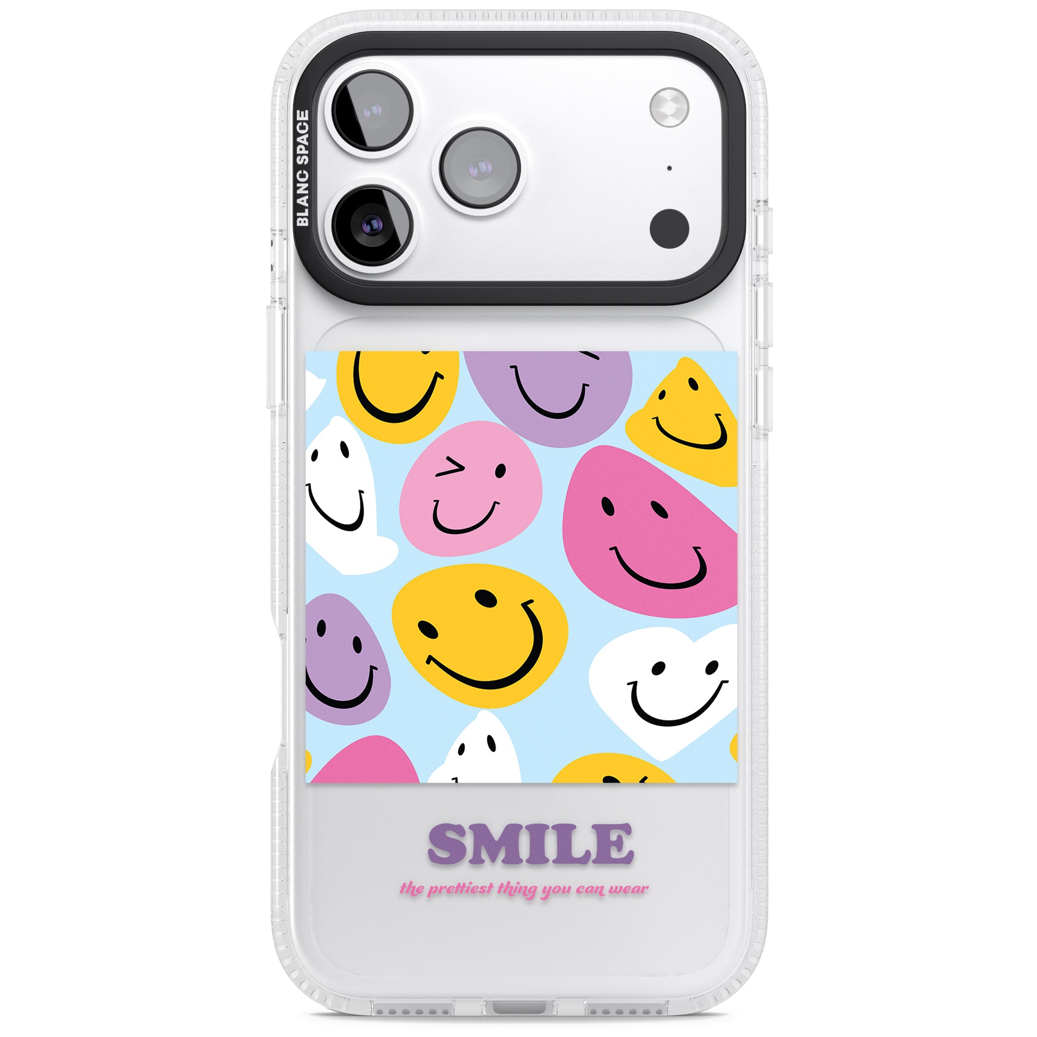 A Smile iPhone 17 Pro Impact Air Clear Phone Case