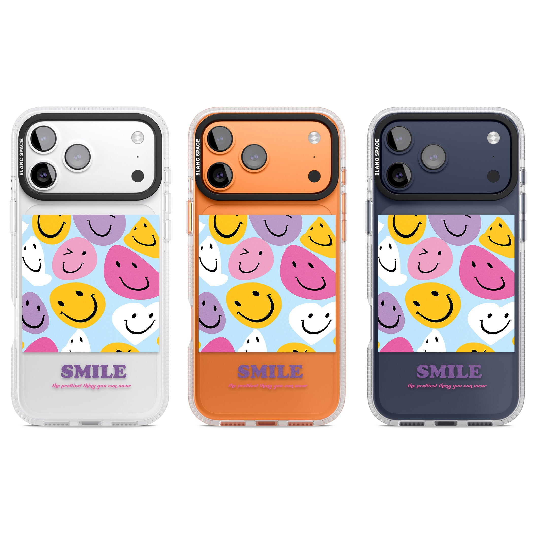 A Smile iPhone 17 Pro Impact Air Clear Phone Case APT Impact Protection