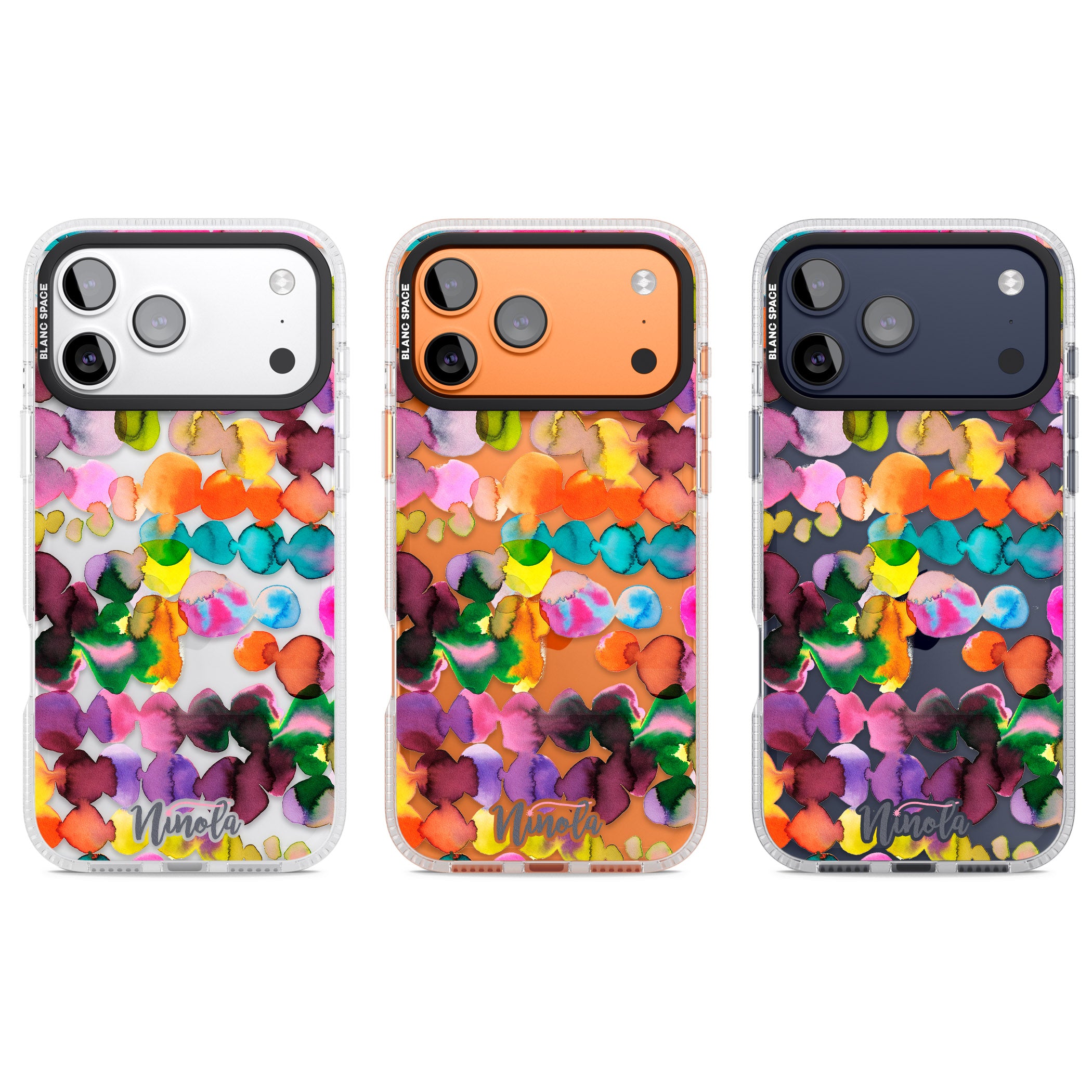Ink Splash Hues iPhone 17 Pro Impact Air Clear Phone Case APT Impact Protection