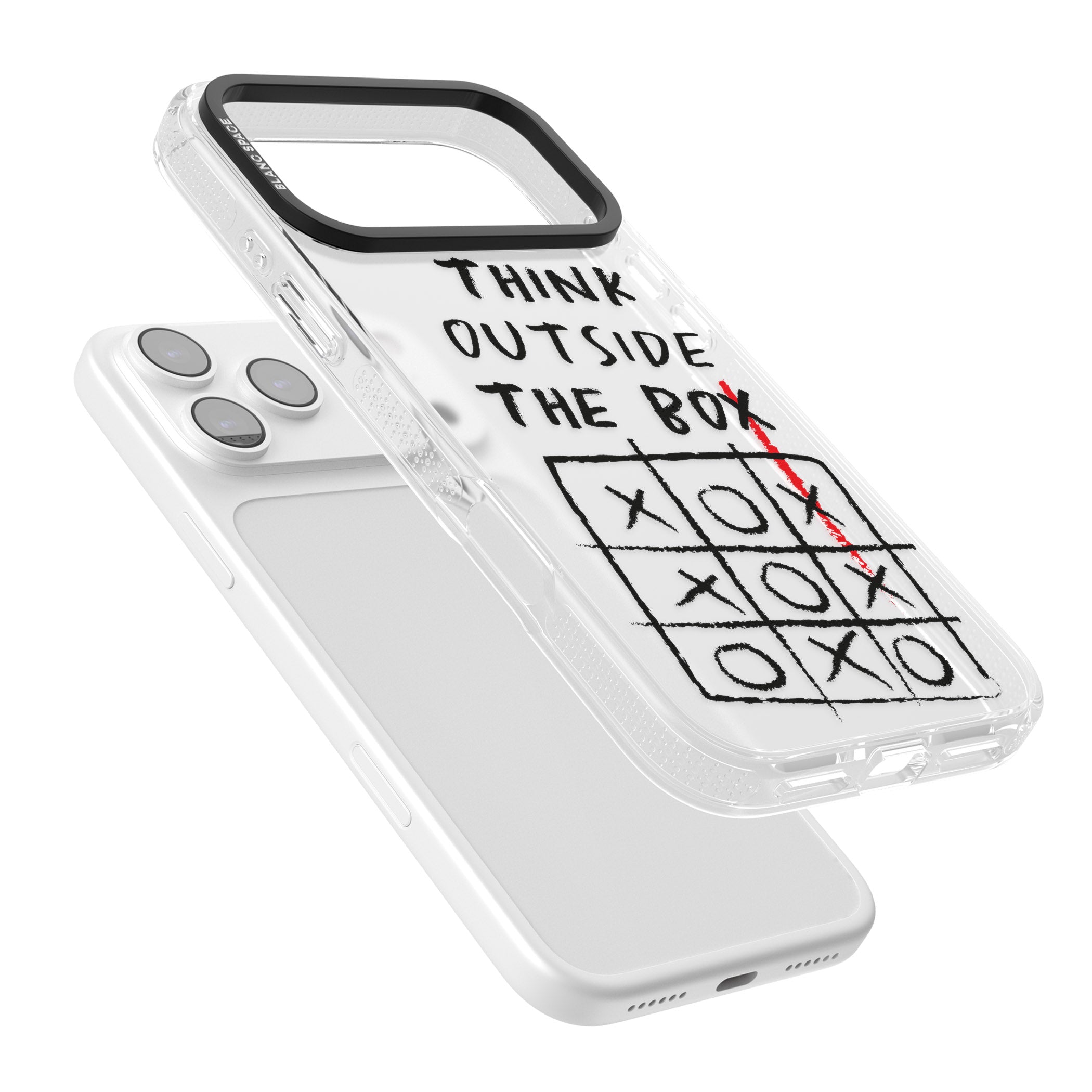 Think Outside The Box iPhone 17 Pro Impact Air Clear Phone Case Colours