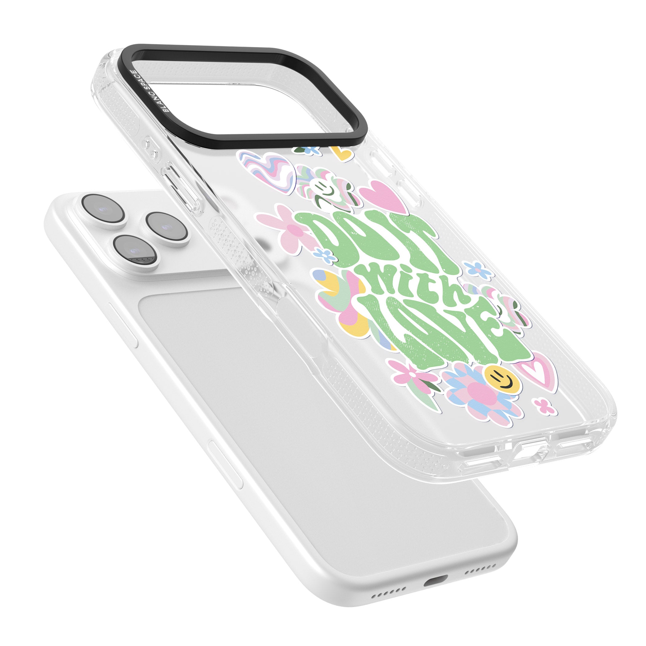 Do It With Love iPhone 17 Pro Impact Air Clear Phone Case Colours