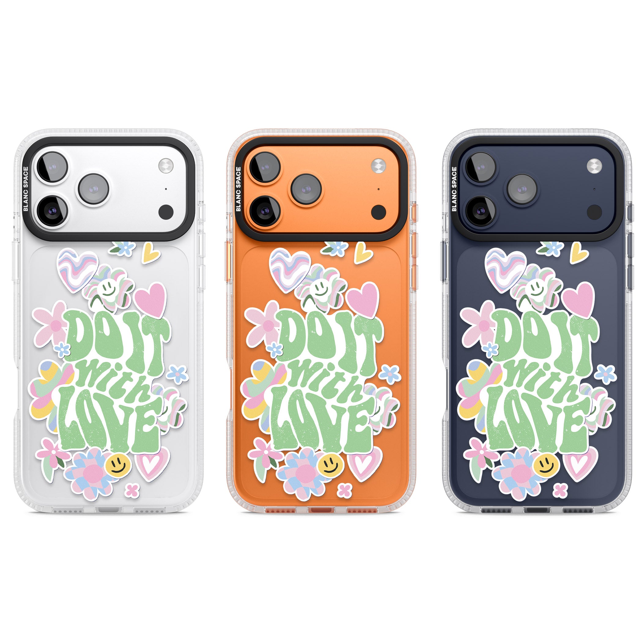 Do It With Love iPhone 17 Pro Impact Air Clear Phone Case APT Impact Protection