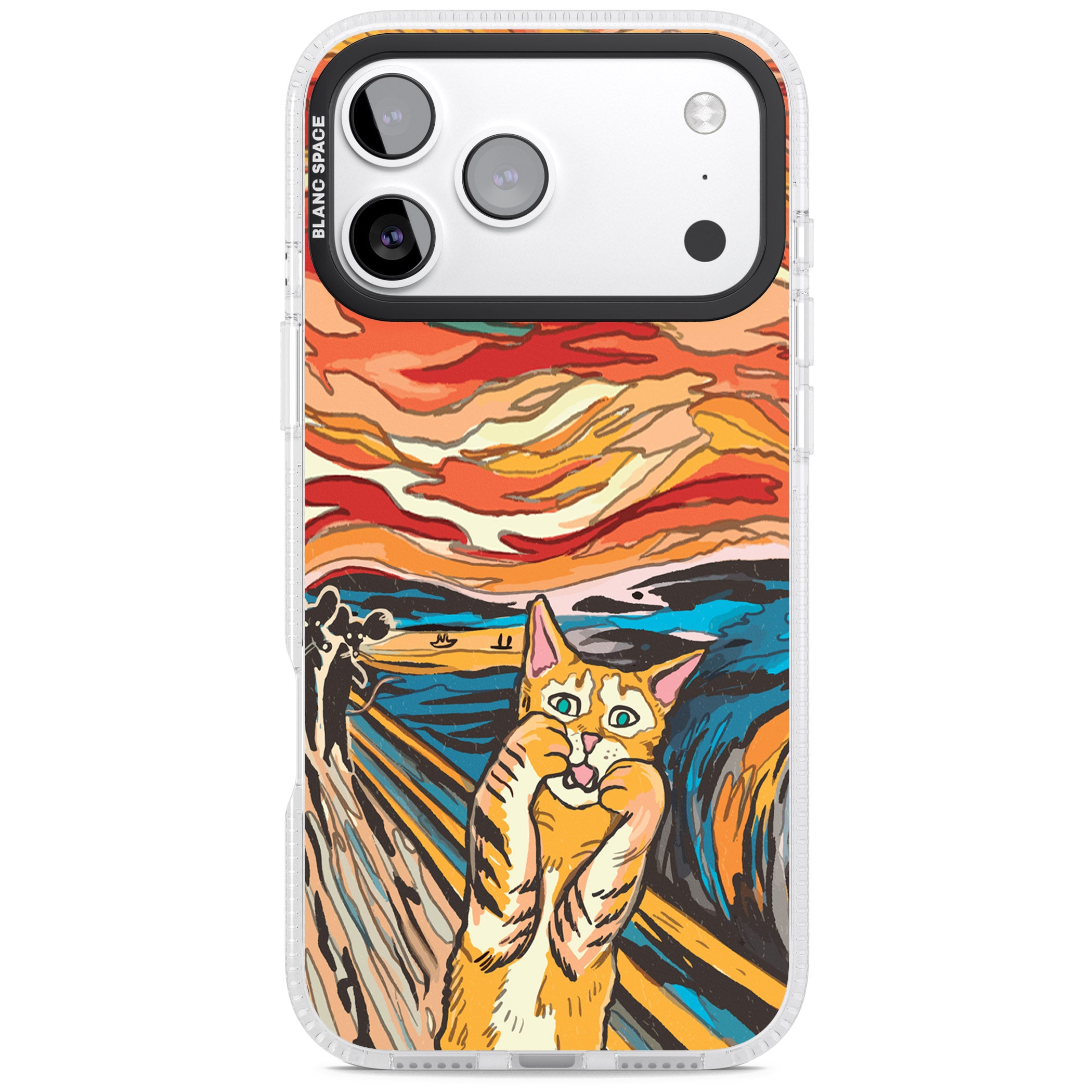 The Meow iPhone 17 Pro Impact Air Clear Phone Case