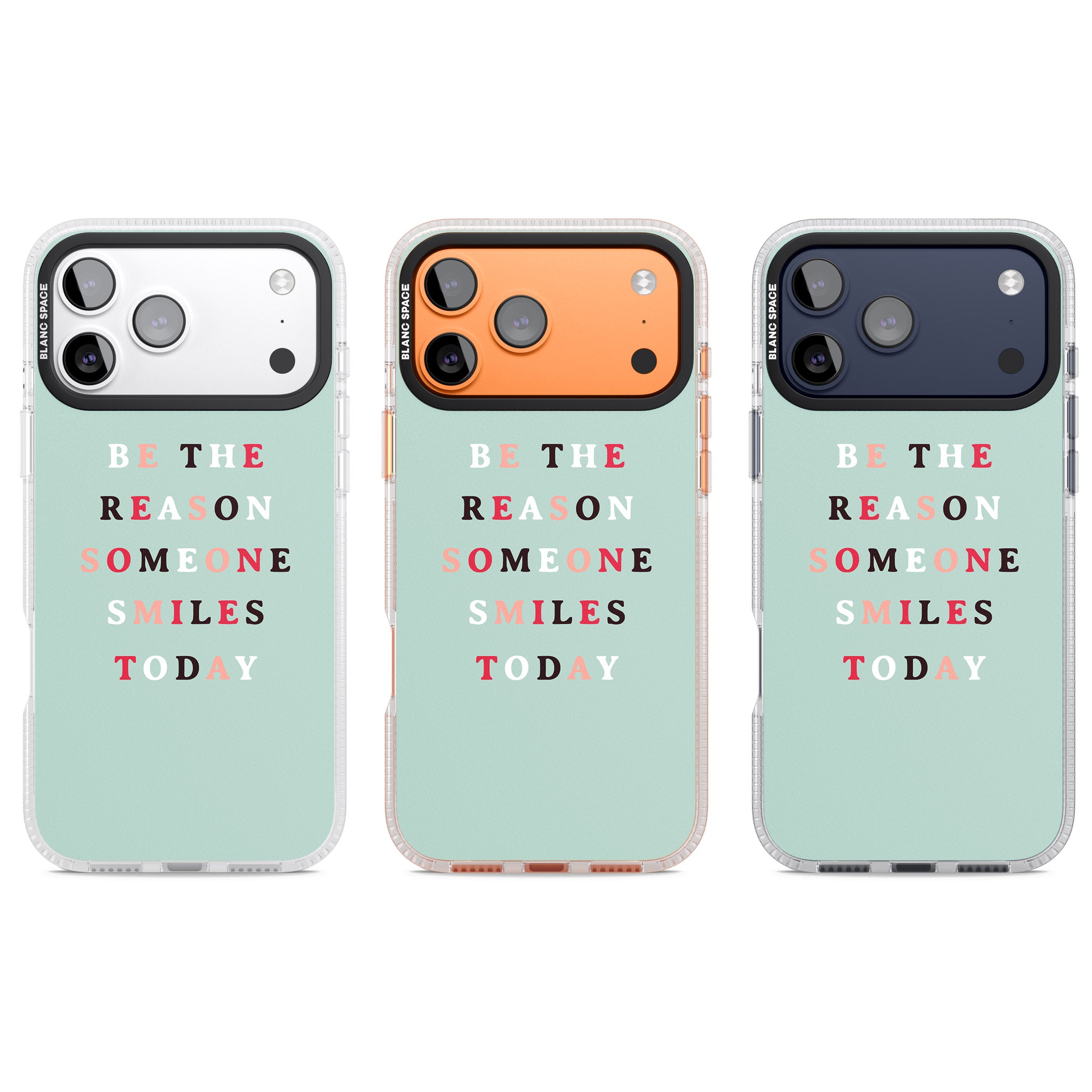 Be The Reason Quote iPhone 17 Pro Impact Air Clear Phone Case APT Impact Protection