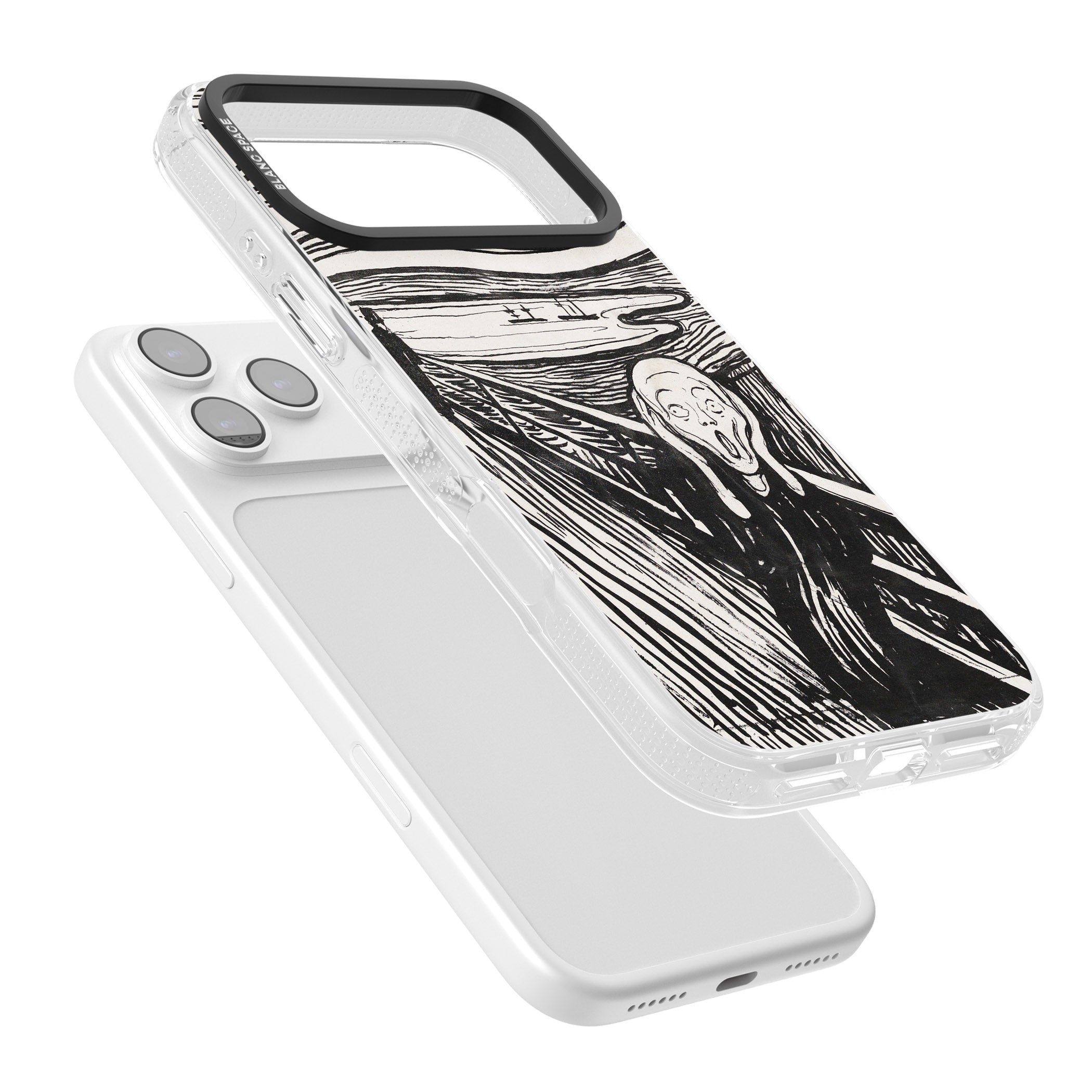 The Scream iPhone 17 Pro Impact Air Clear Phone Case Colours