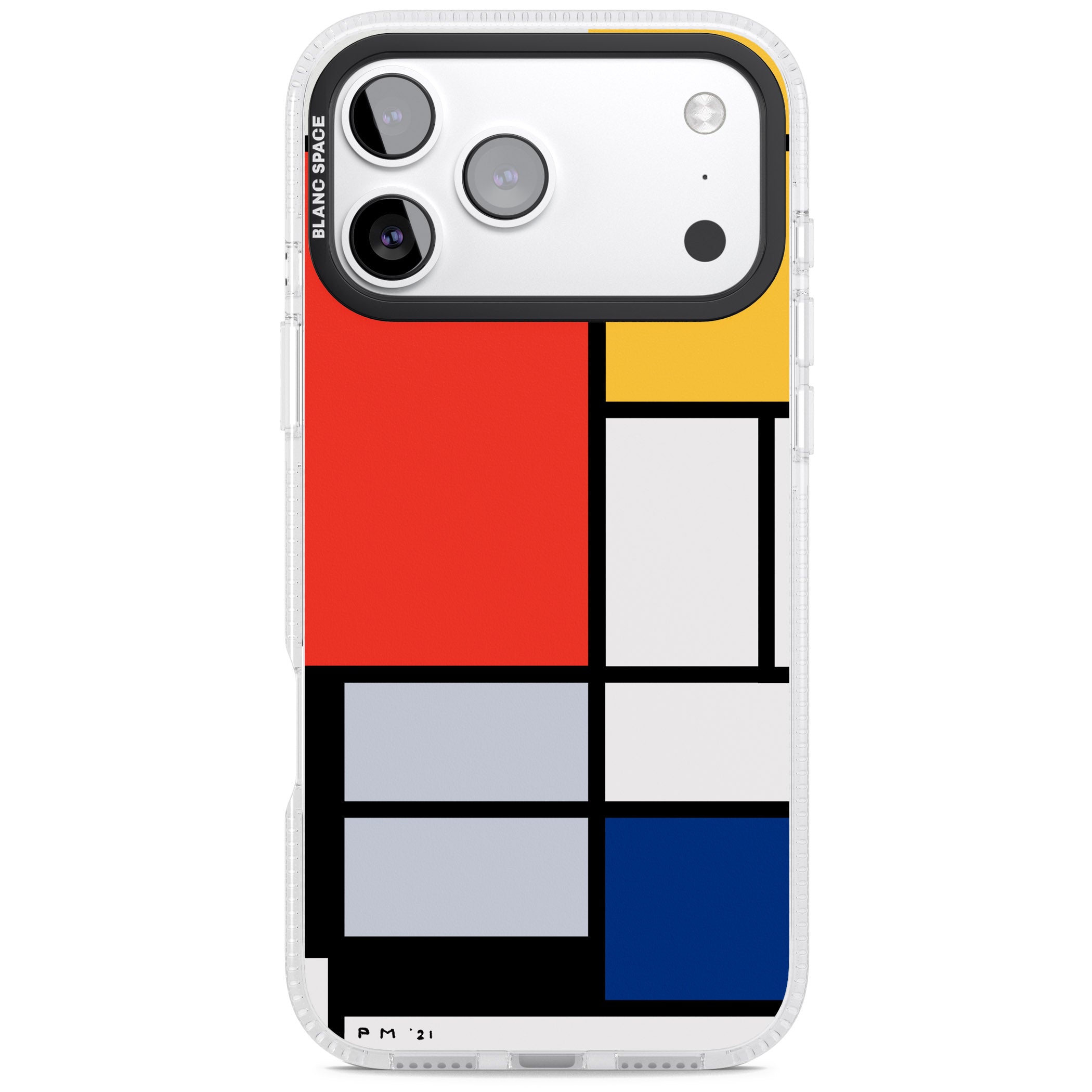 Piet Mondrian'S Composition iPhone 17 Pro Impact Air Clear Phone Case