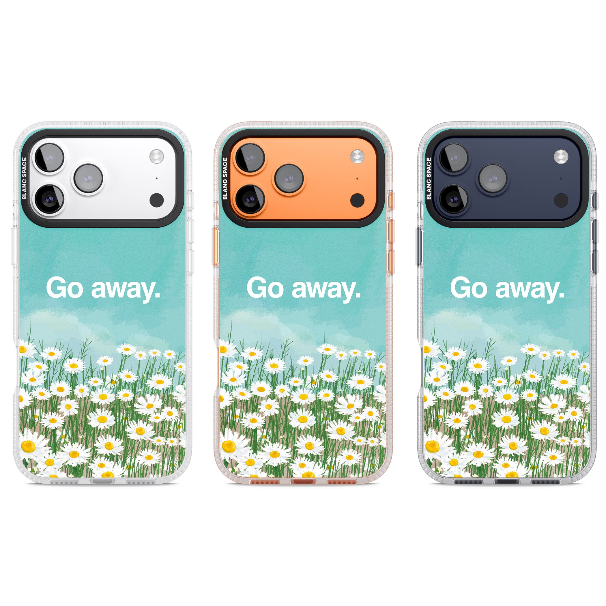 Go Away iPhone 17 Pro Impact Air Clear Phone Case APT Impact Protection
