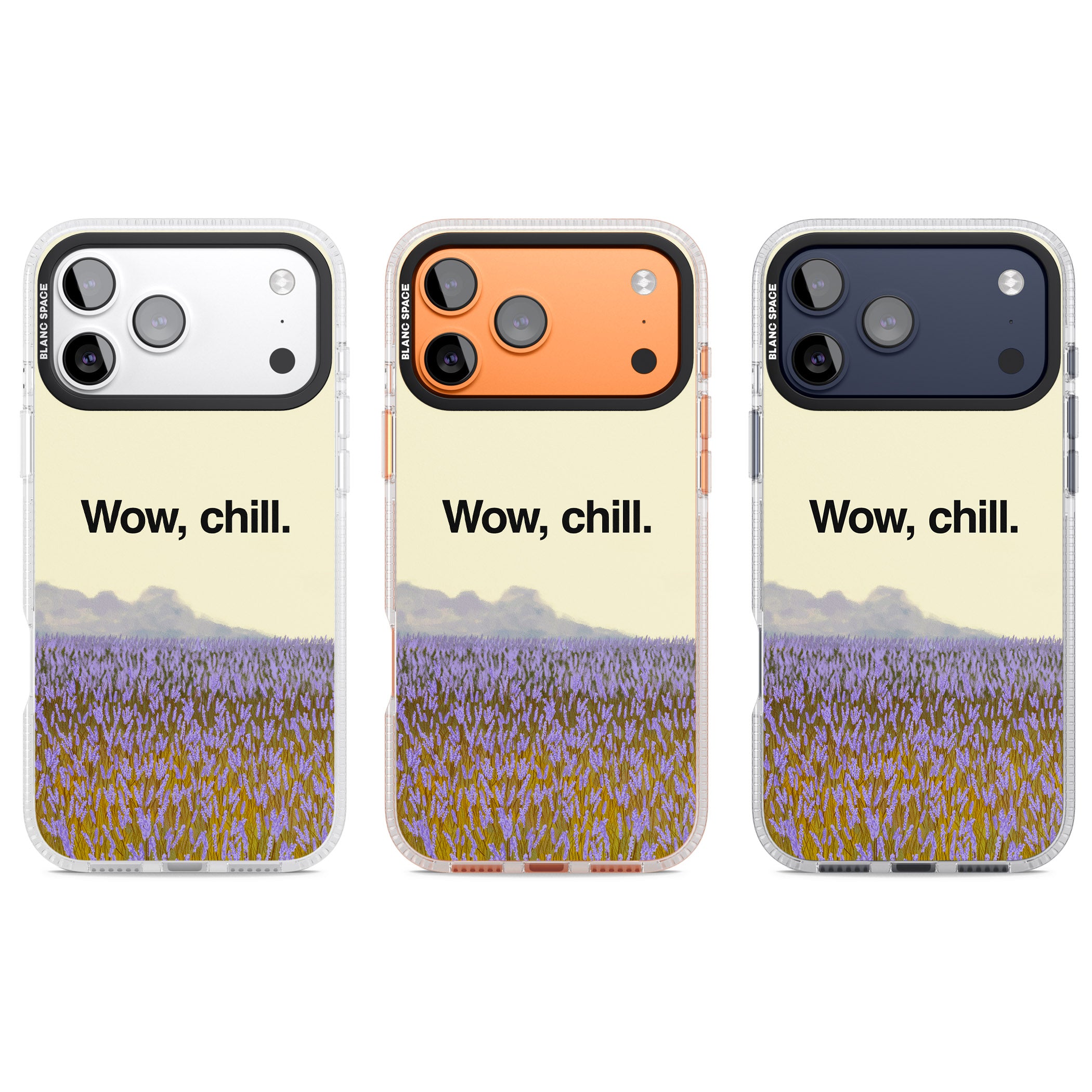 Wow, Chill iPhone 17 Pro Impact Air Clear Phone Case APT Impact Protection