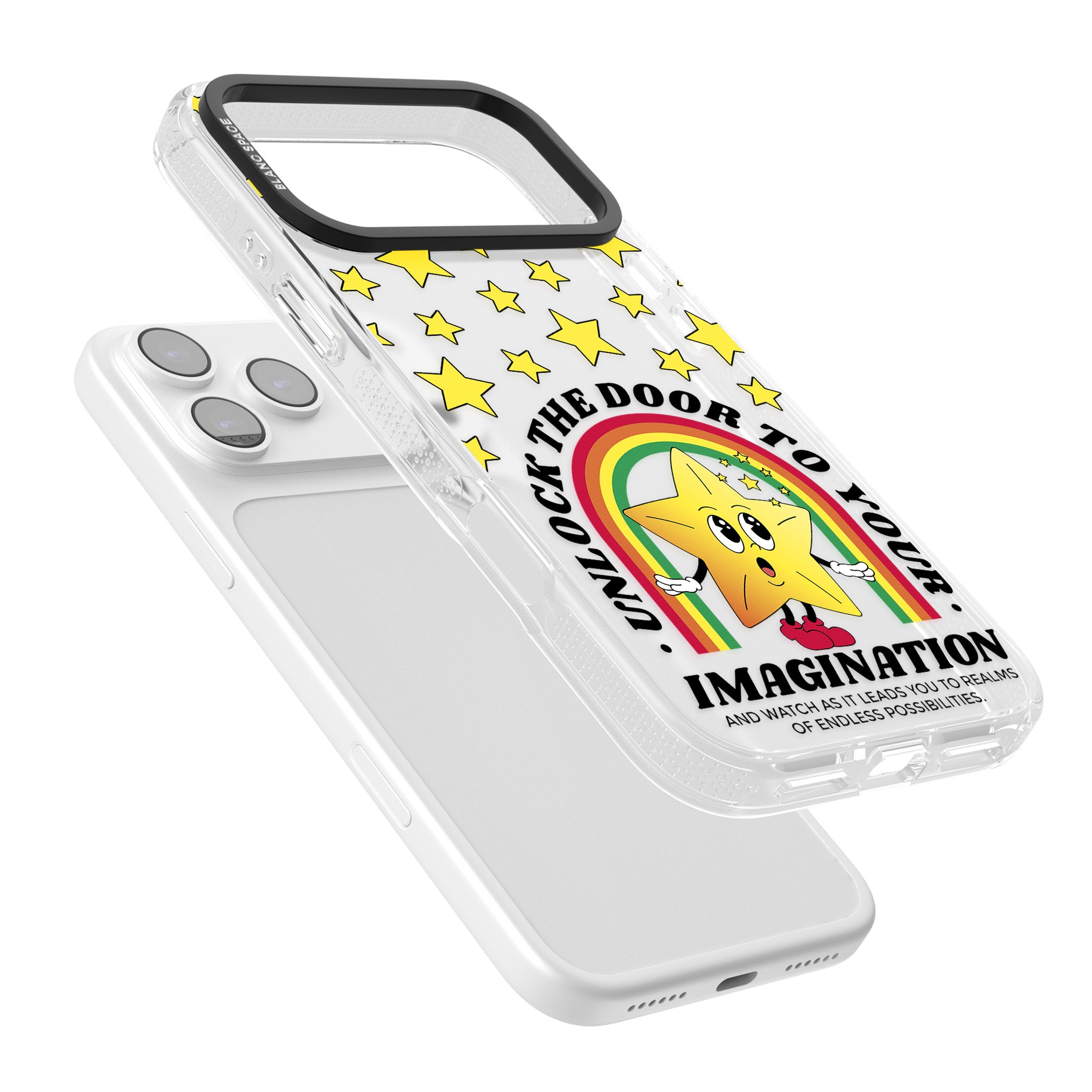 Imagination iPhone 17 Pro Impact Air Clear Phone Case Colours