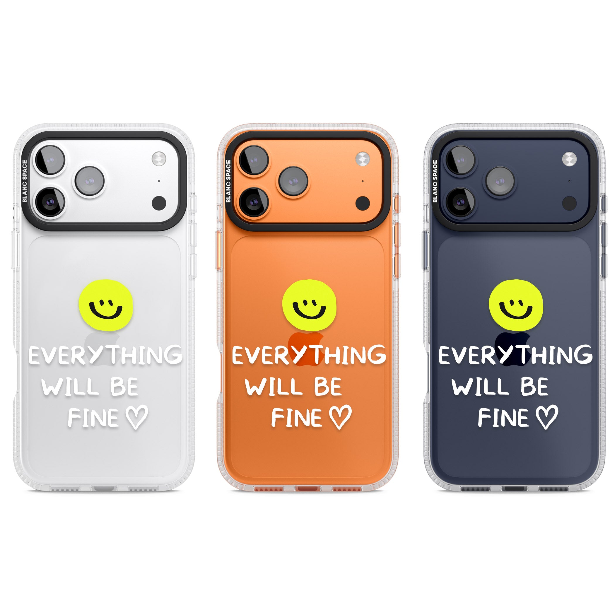 Everything Will Be Fine iPhone 17 Pro Impact Air Clear Phone Case APT Impact Protection