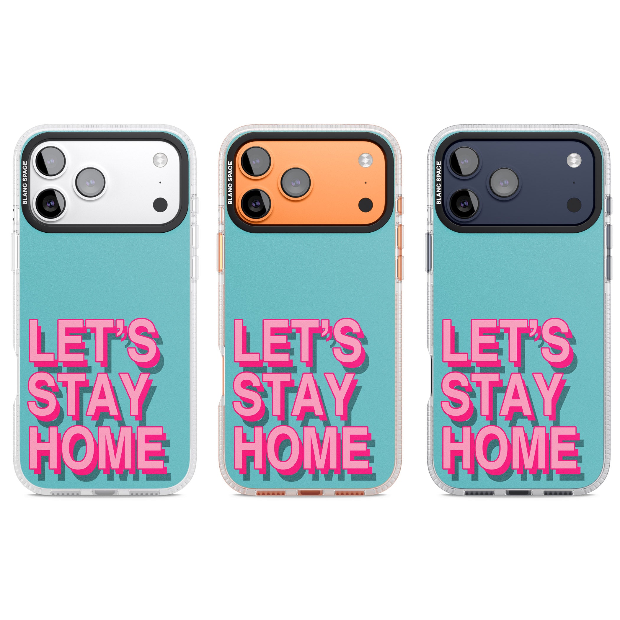 Let'S Stay Home iPhone 17 Pro Impact Air Clear Phone Case APT Impact Protection